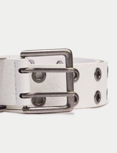 Ceinture large ecru ado