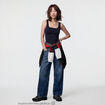 Jean Max loose taille basse denim brut