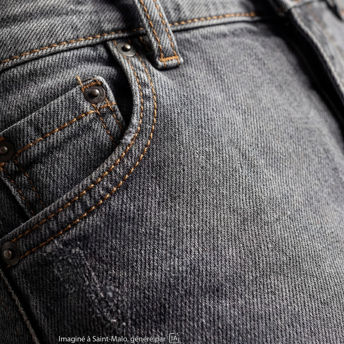 Jean Zoe skinny taille standard denim gris