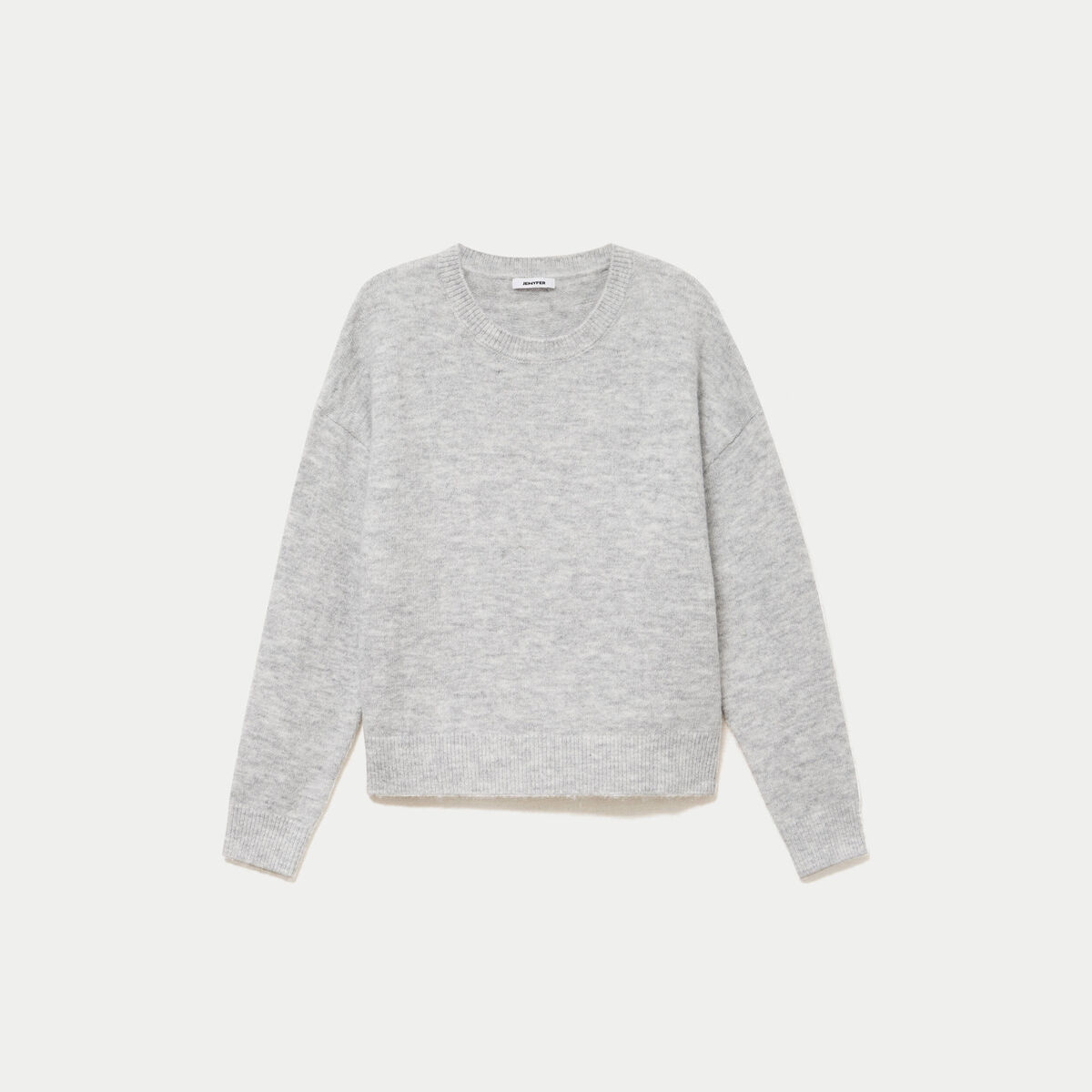 Pull manches longues gris clair