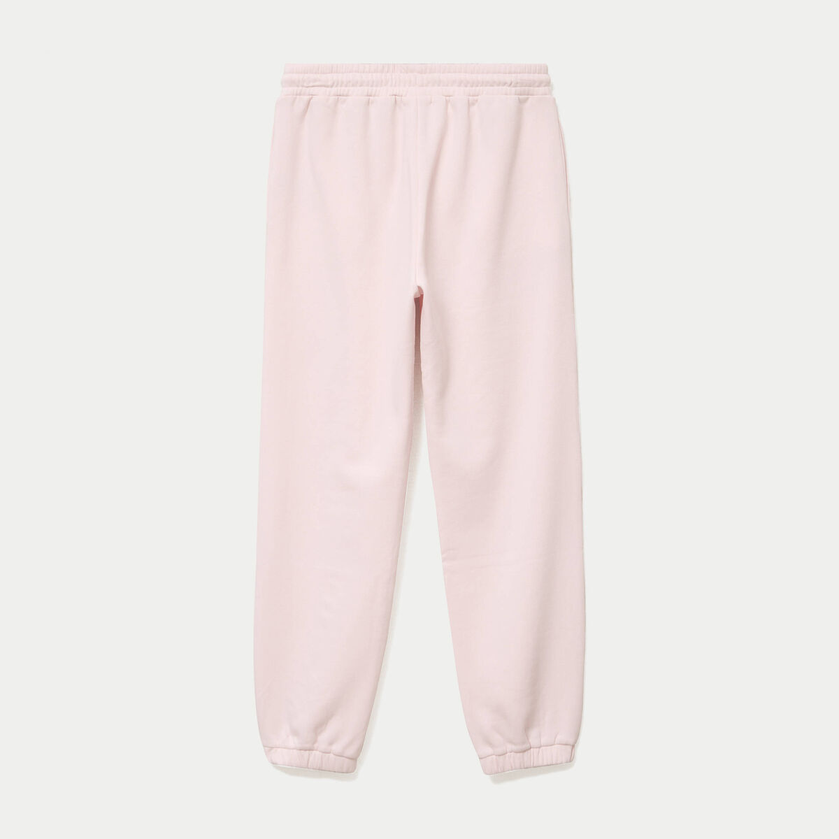 Jogging bas resserr&eacute; taille standard rose clair ado