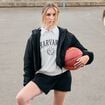 Sweat col rond manches longues blanc