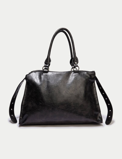 Sac port&eacute; &eacute;paule noir