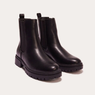 Bottines chelsea a talons camel femme Vibs