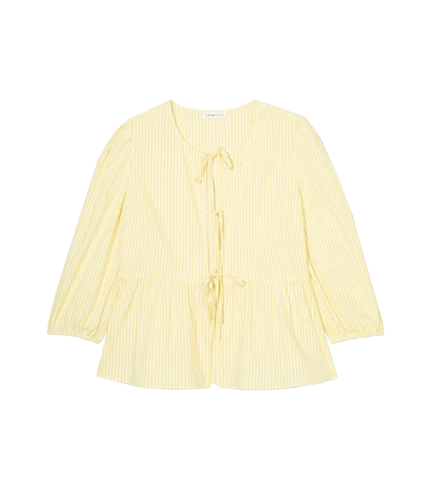 blouse jaune