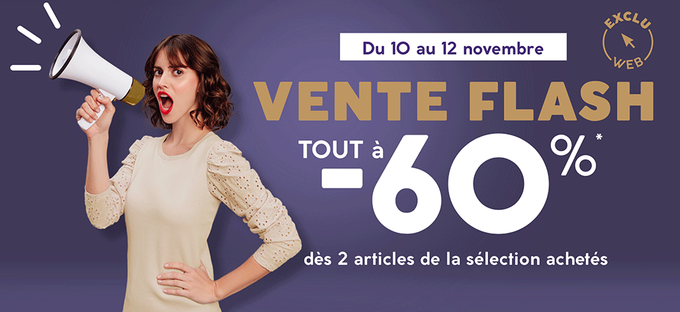 Vente flash outlet vetement femme