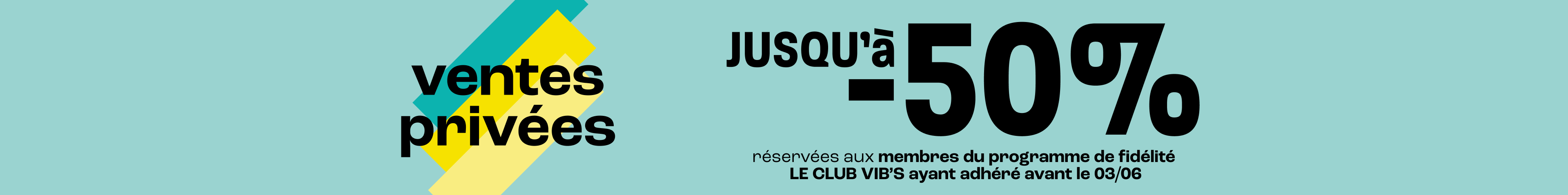 Ventes privées jusqu'à -50%