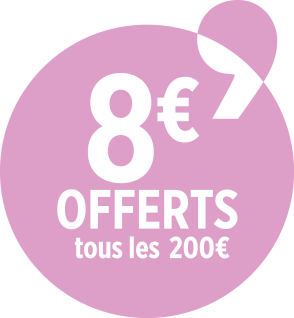 8€ offerts tous les 200€