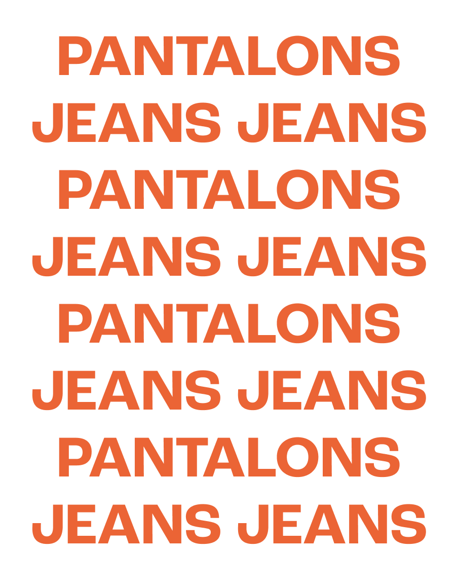 jeans et pantalons