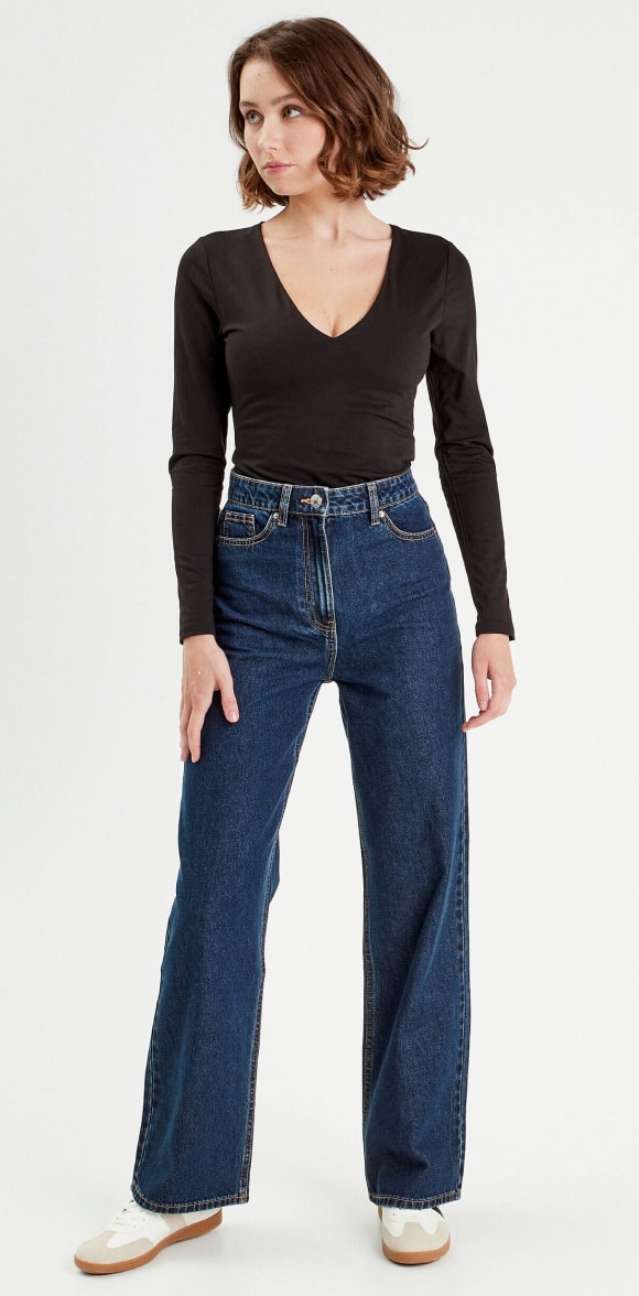 jeans wide leg
