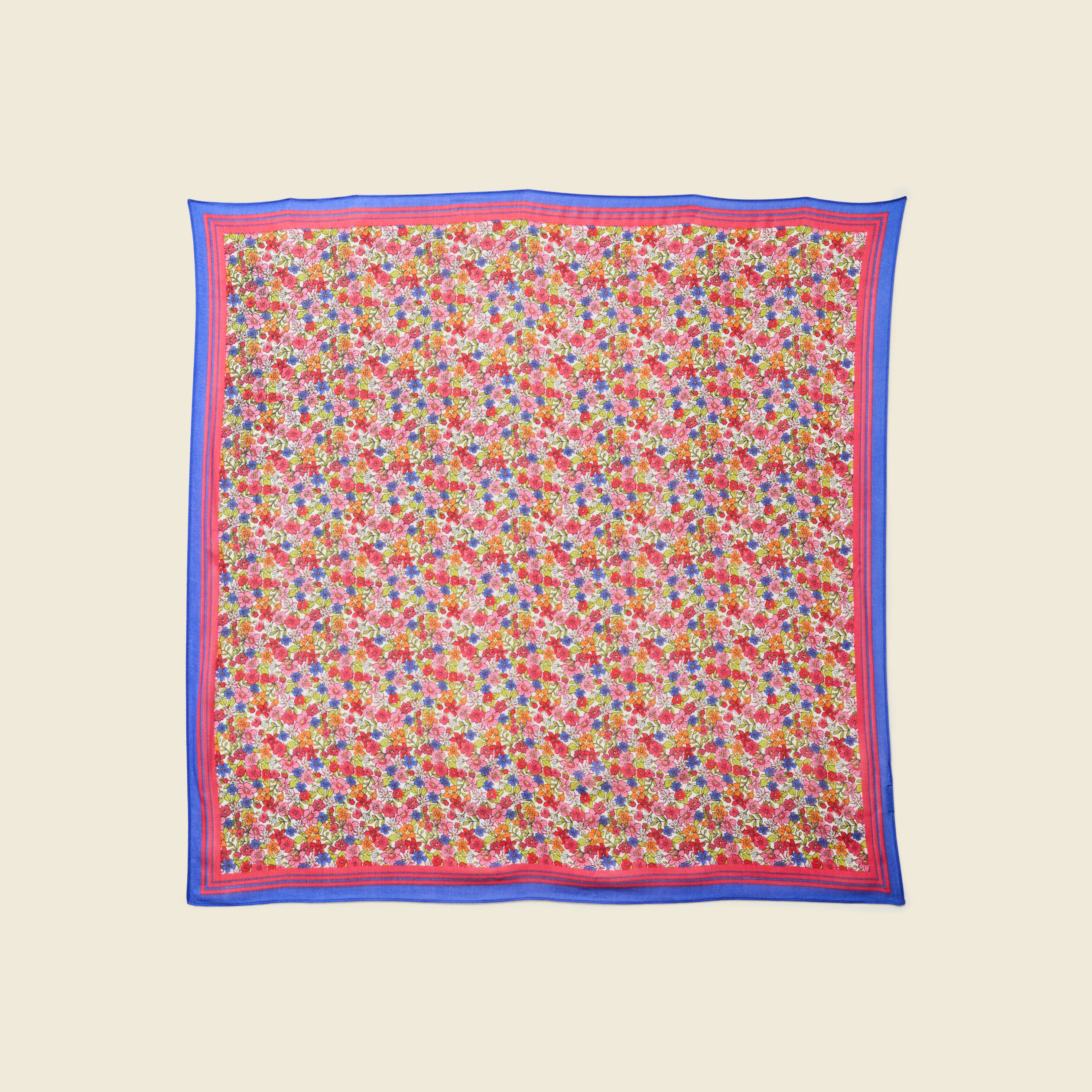 Foulard &agrave; motifs multicolore femme