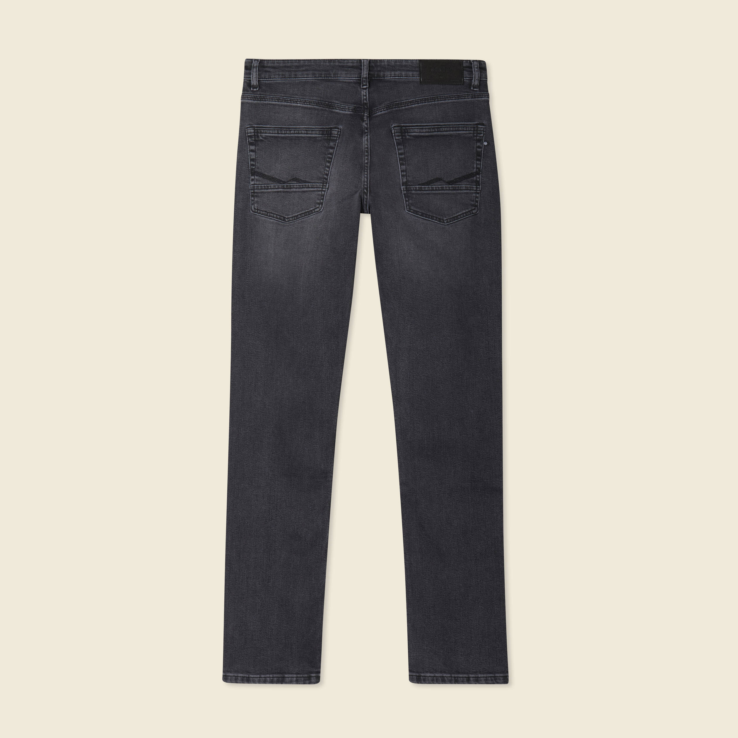 jeans straight 5 poches denim gris homme Jeans straight 5 poches denim gris homme