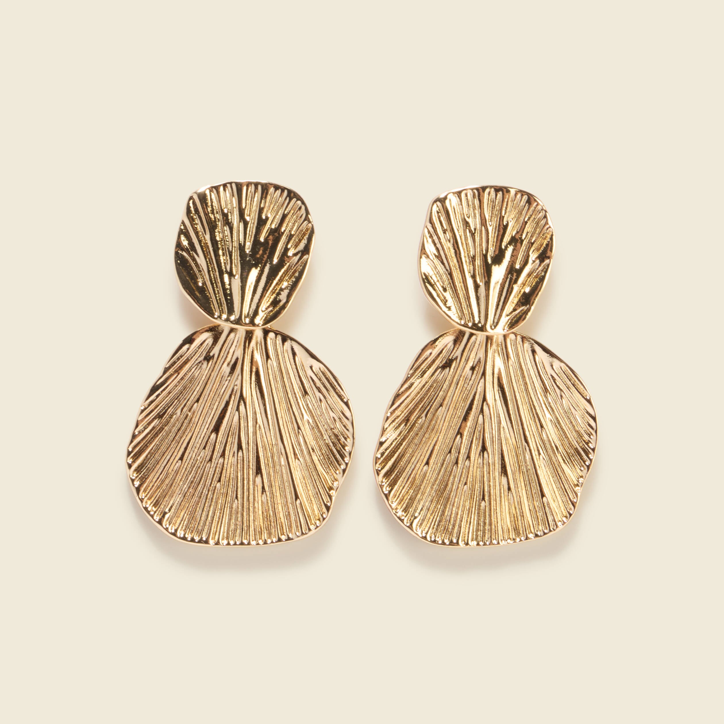 Boucles d'oreilles couleur or femme