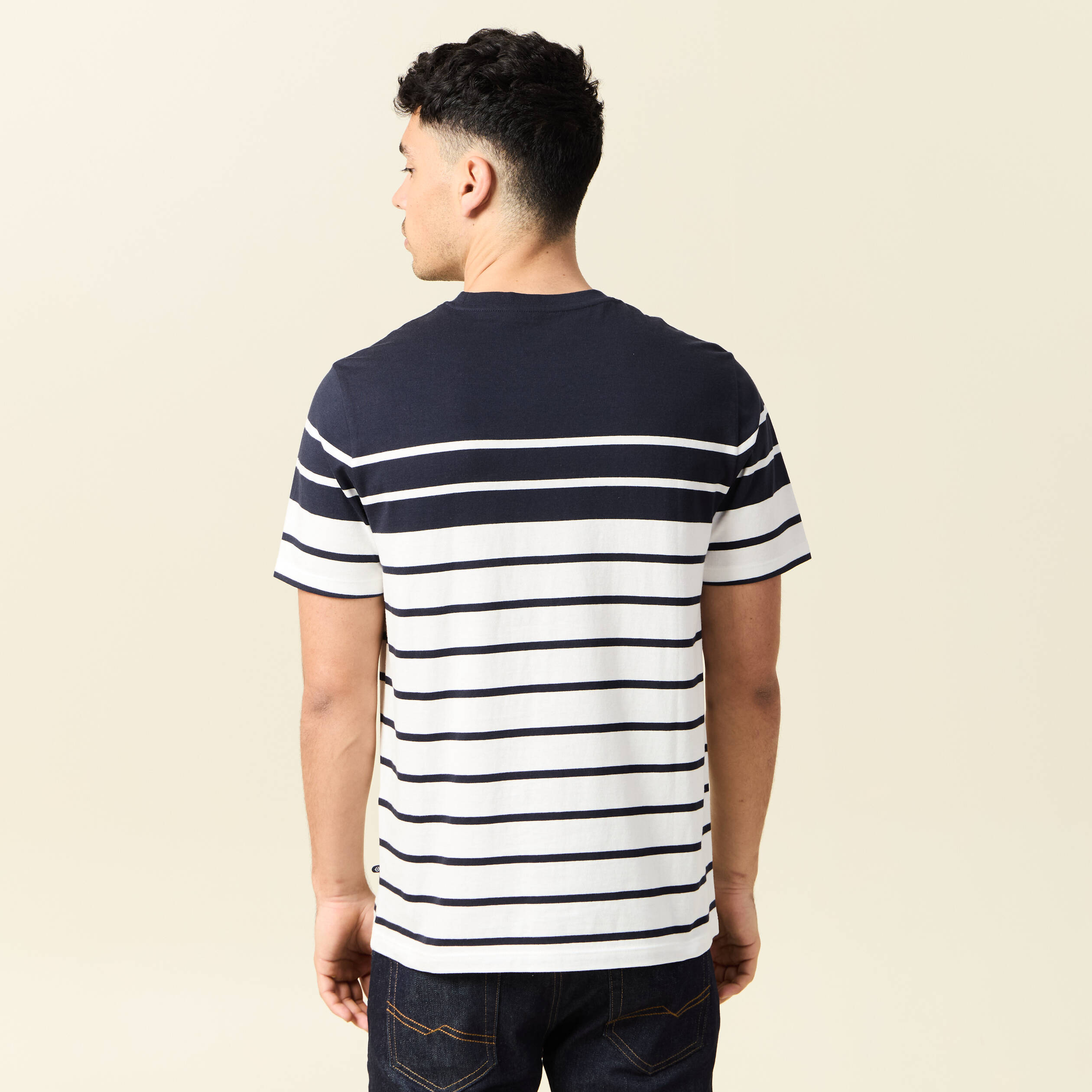 t shirt manches courtes ecru homme T-shirt manches courtes ecru homme
