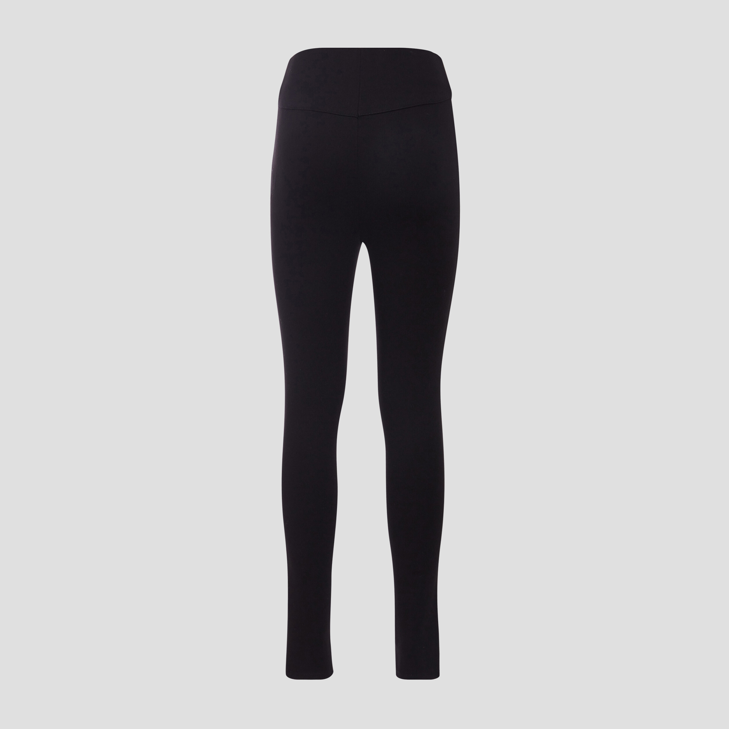 Pantalon jegging taille haute noir femme