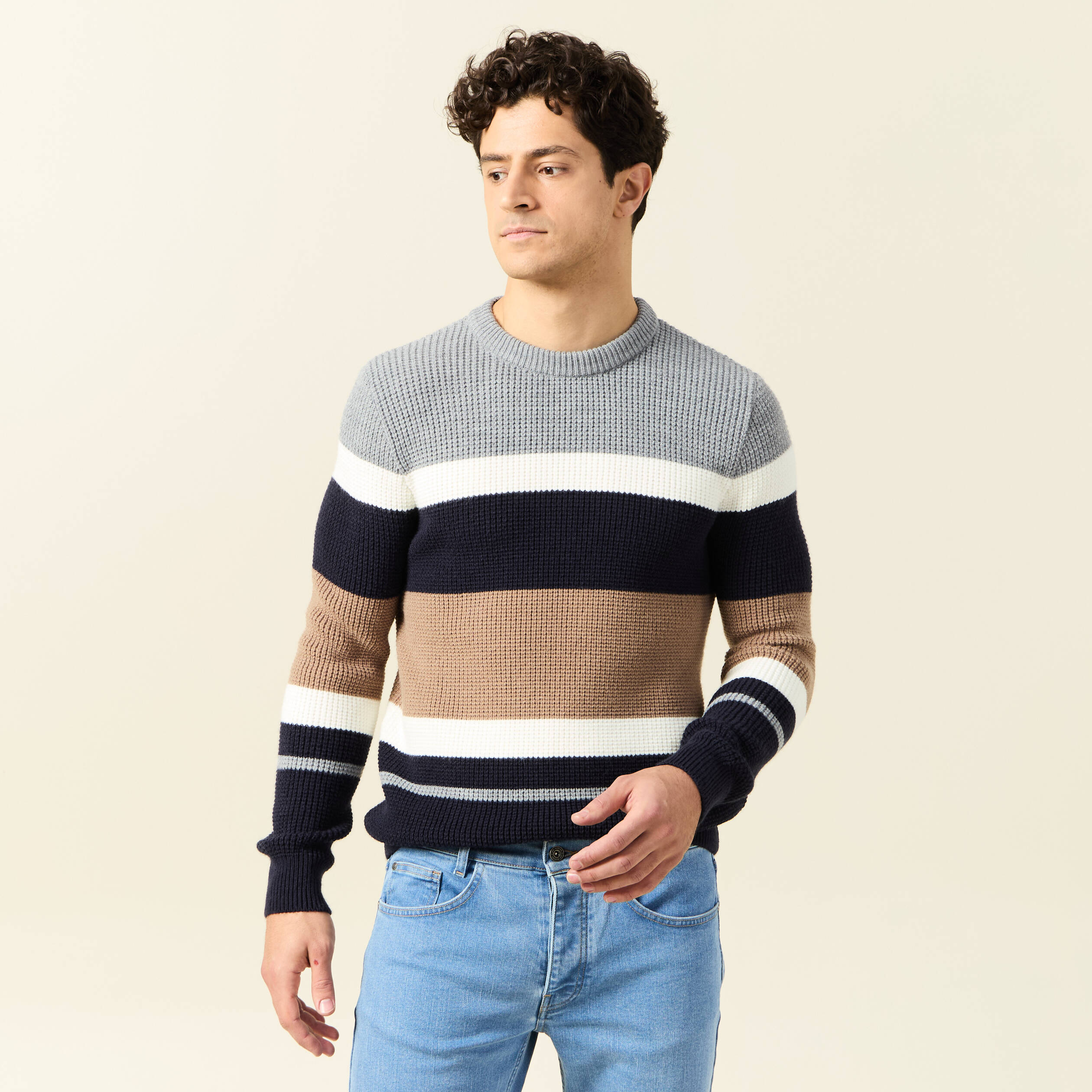 pull manches longues bleu marine homme Pull manches longues bleu marine homme