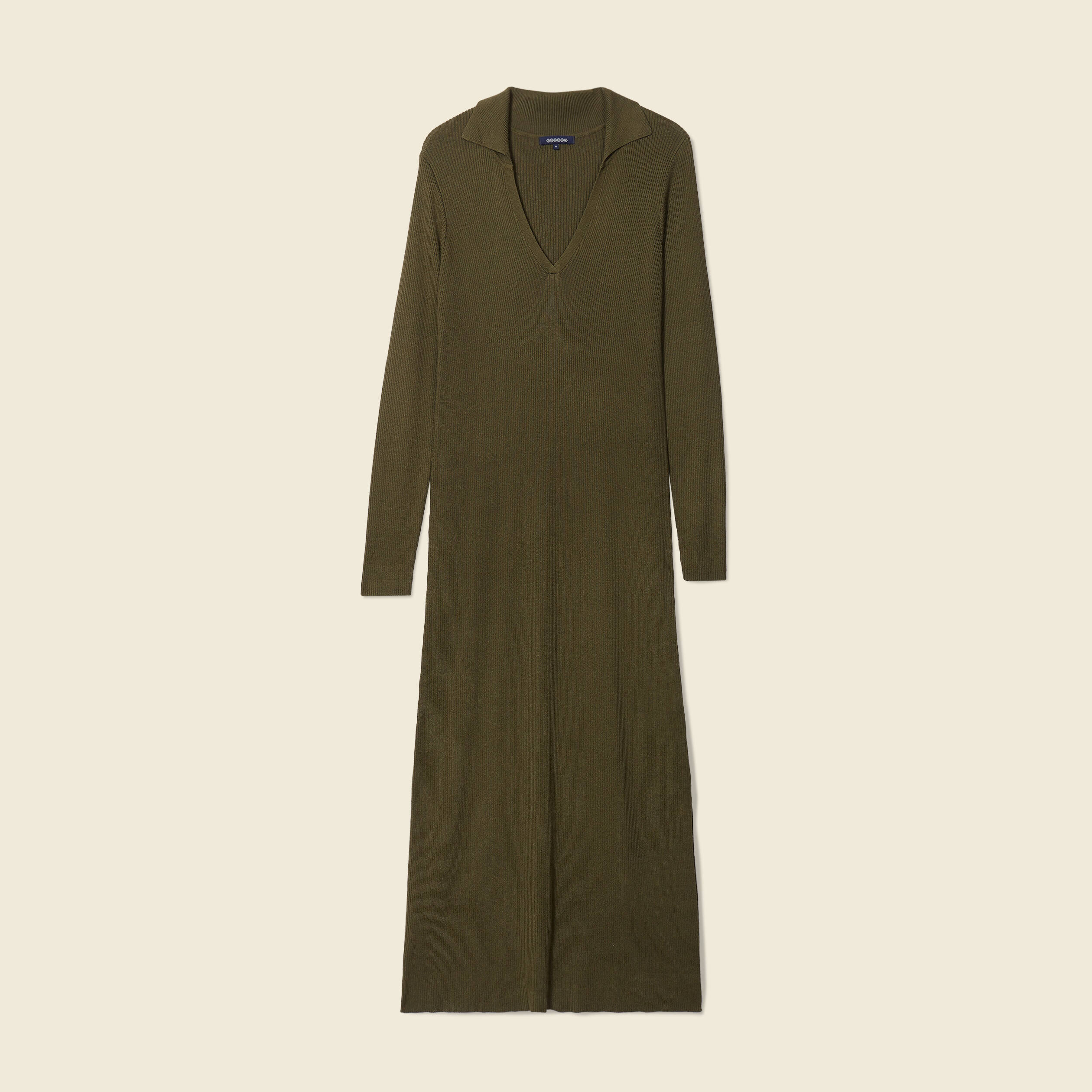 robe pull longue moulante vert kaki femme Robe pull longue moulante vert kaki femme