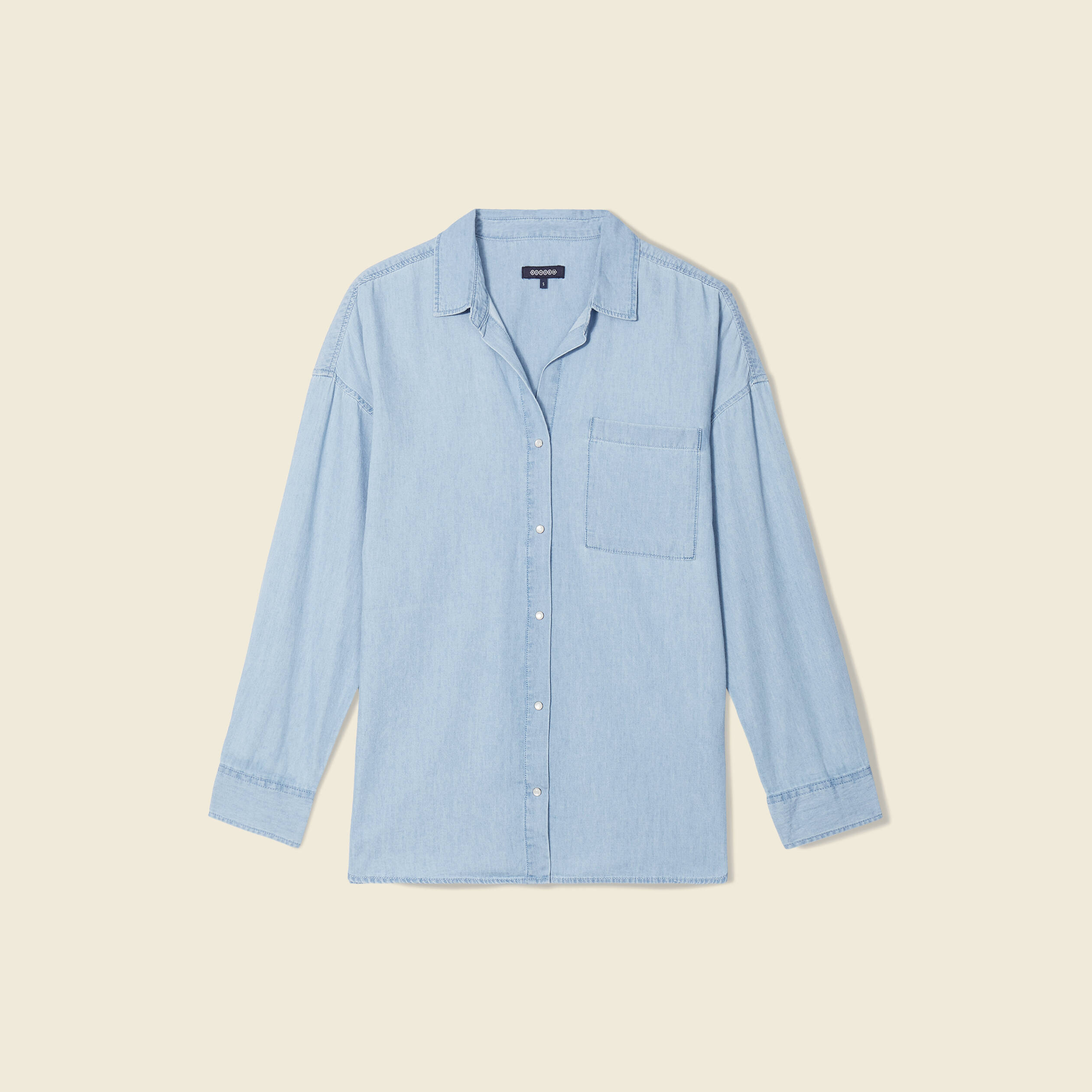 chemise en jean denim bleach femme Chemise en jean denim bleach femme