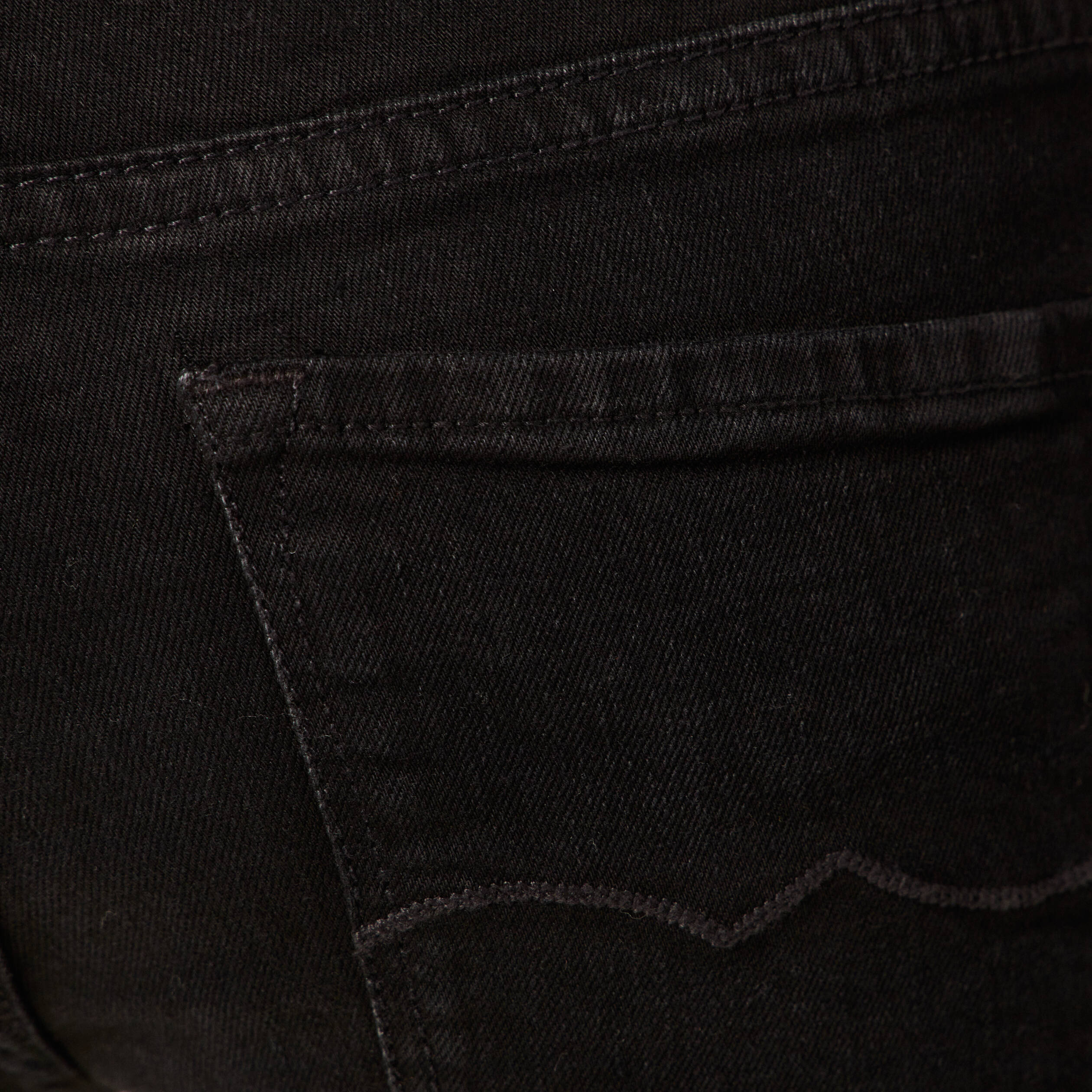 Jeans girlfriend taille haute denim noir femme