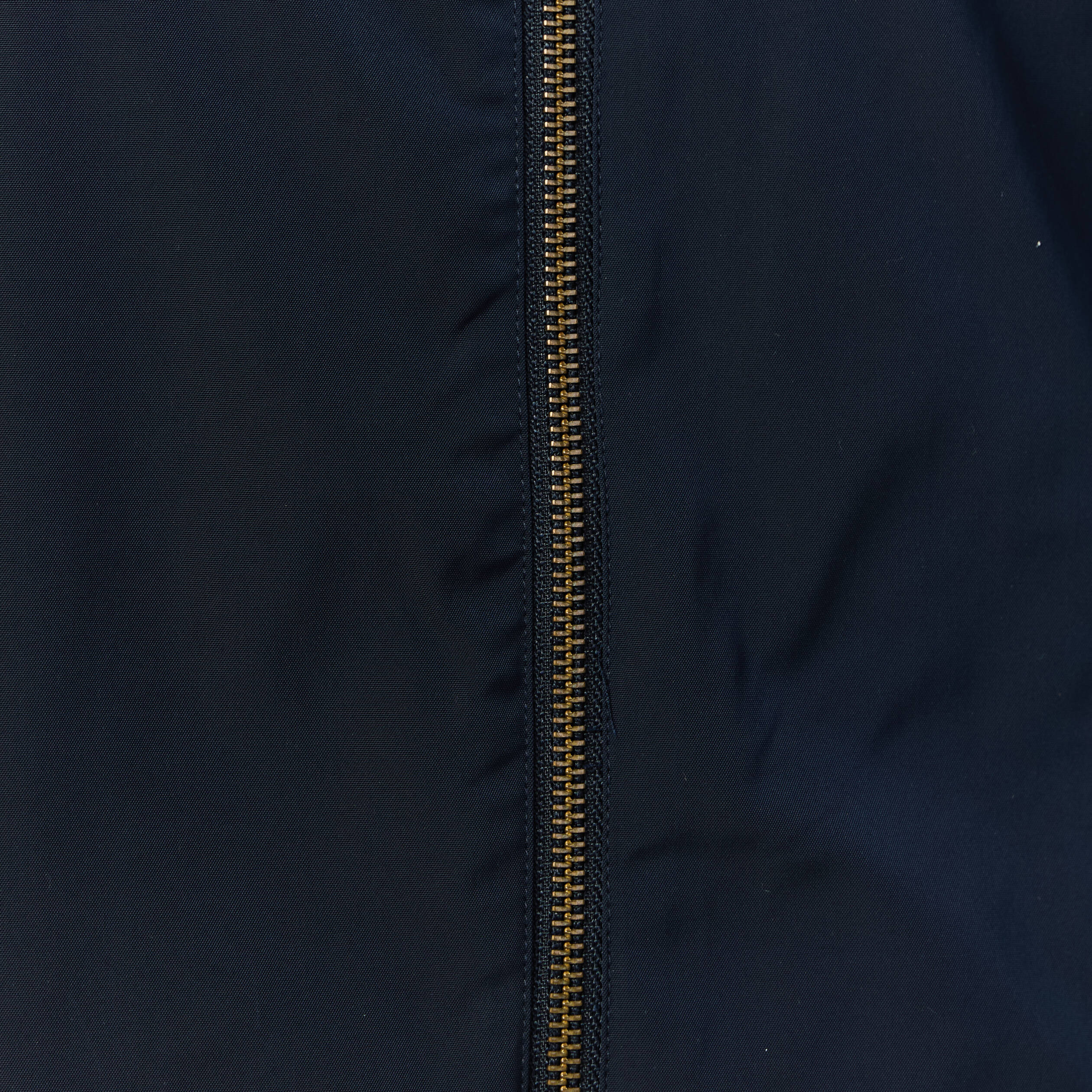 Parka r&eacute;versible &agrave; capuche bleu marine femme