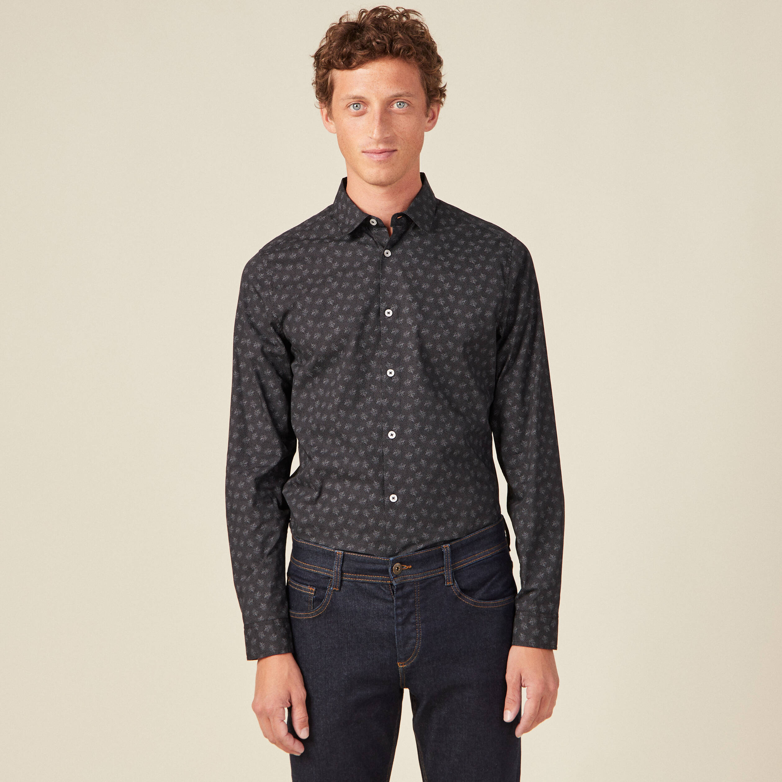Chemise noir homme