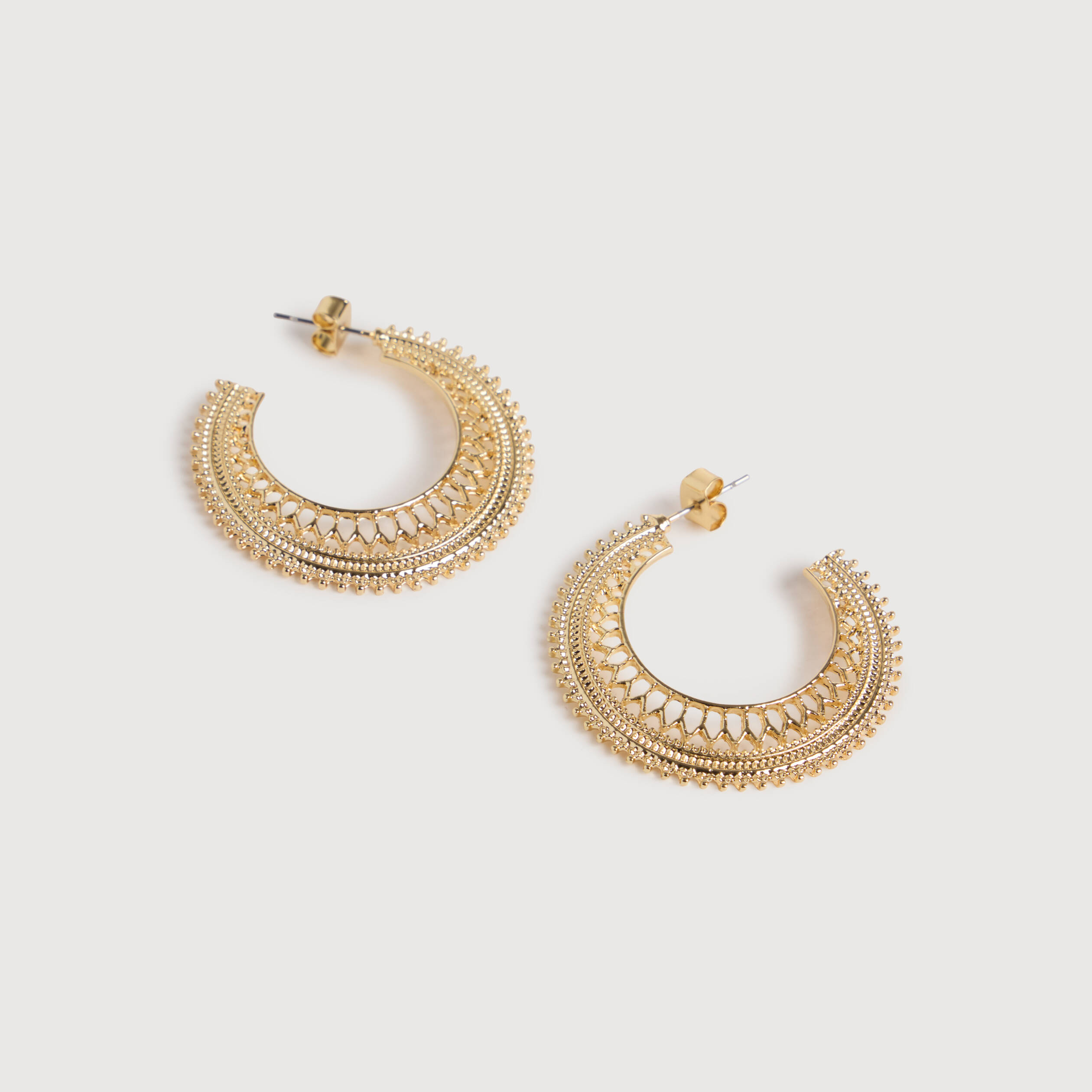 Boucles d'oreilles couleur or femme
