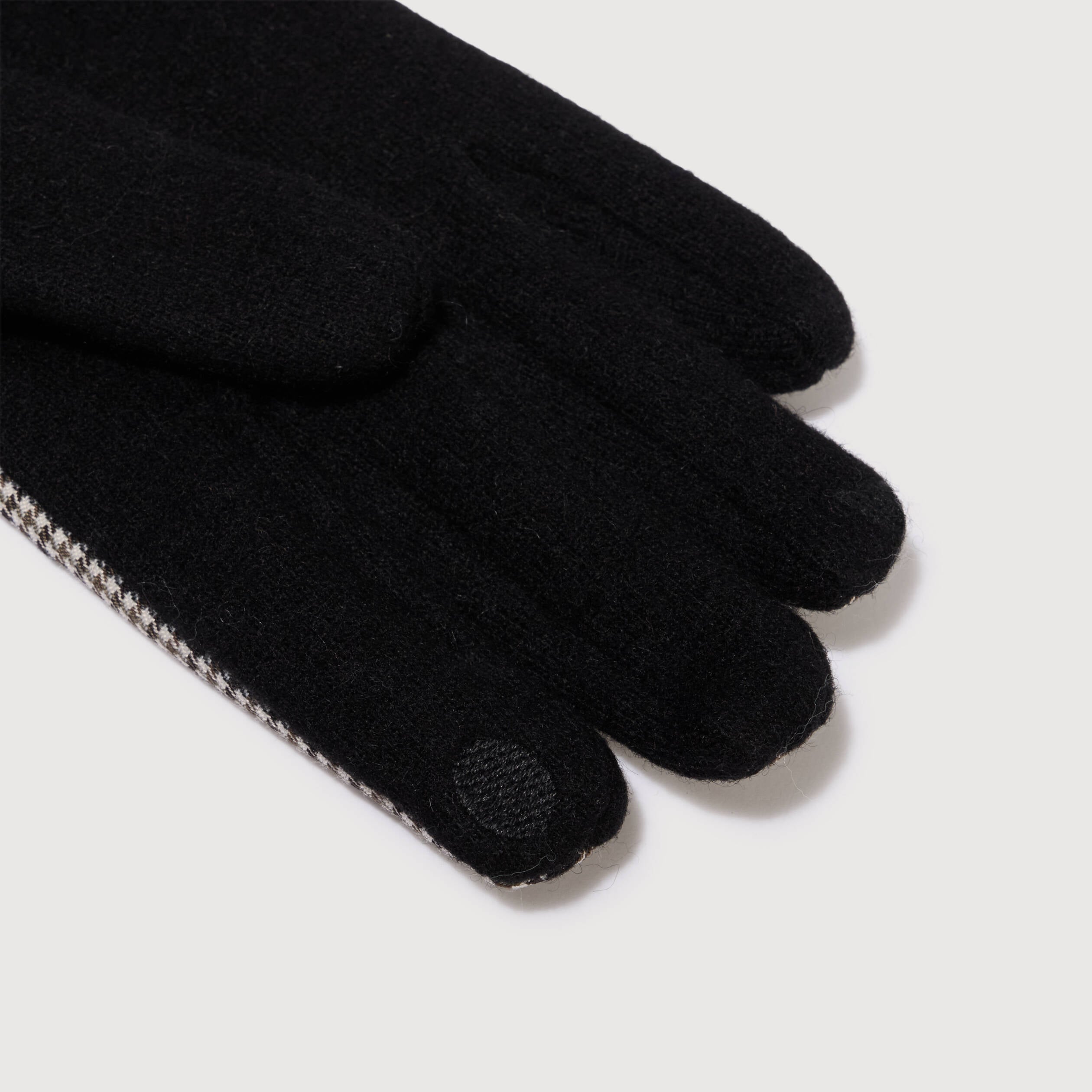 Gants avec doublure noir femme