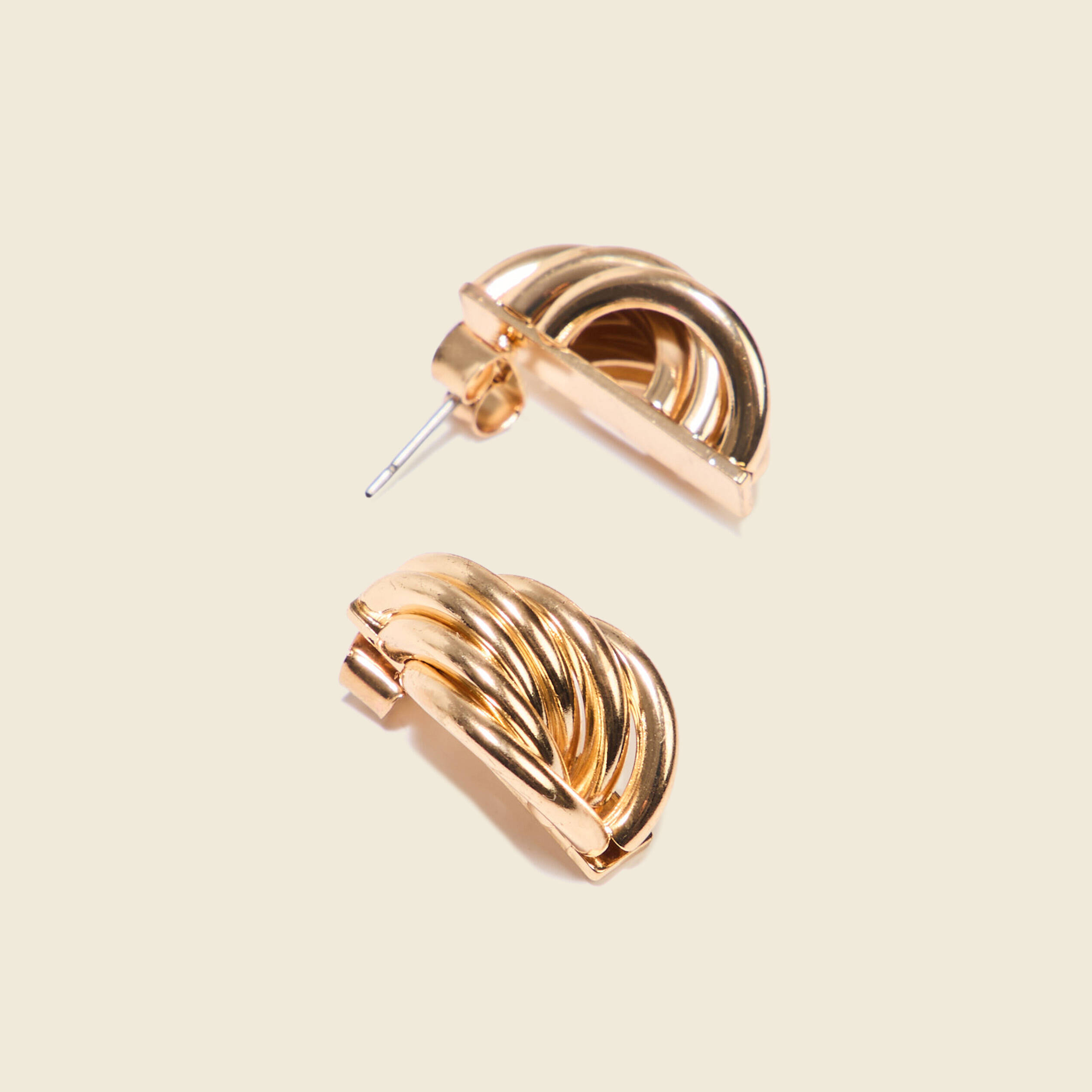 boucles doreilles clous couleur or femme Boucles d'oreilles clous couleur or femme