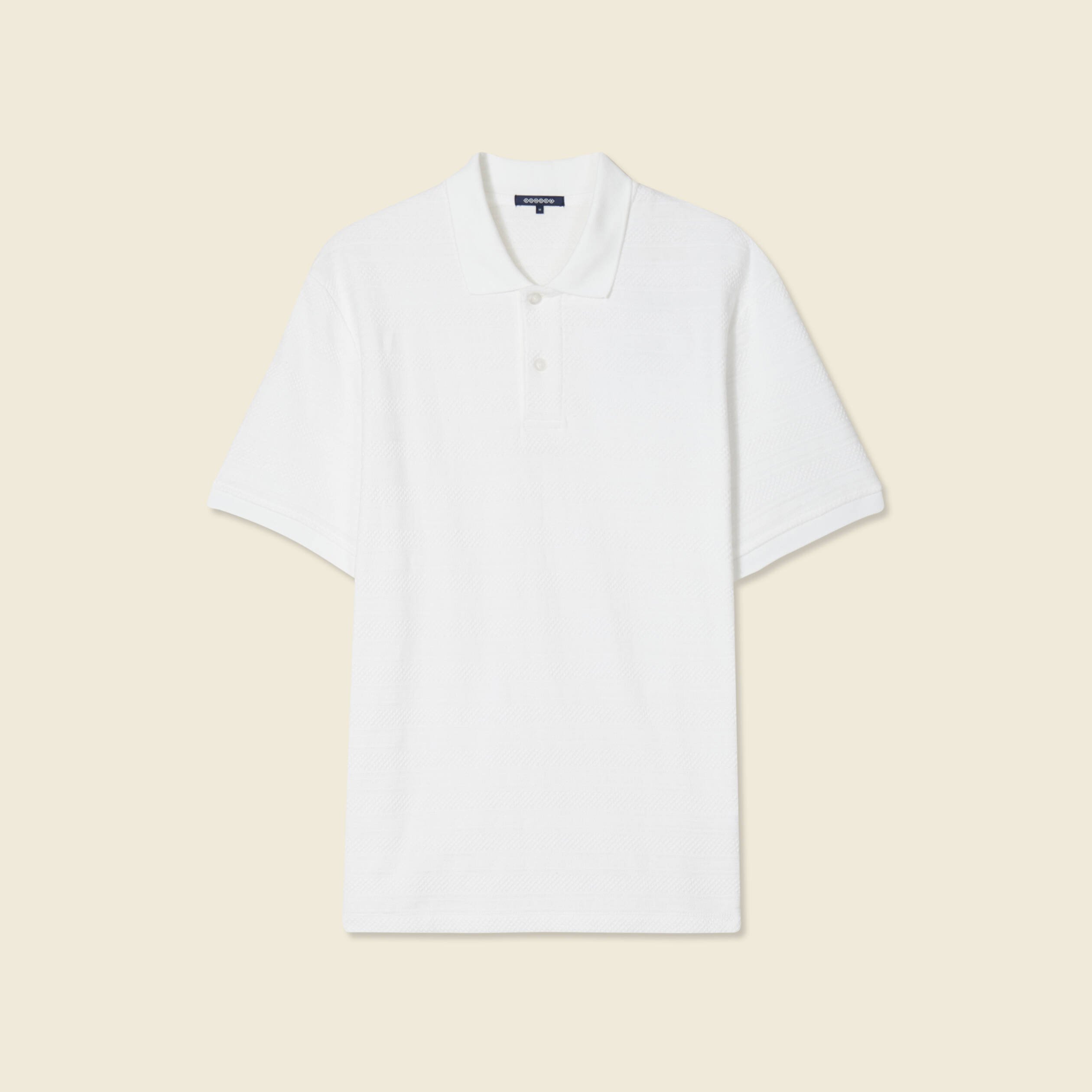 polo manches courtes ecru homme Polo manches courtes ecru homme