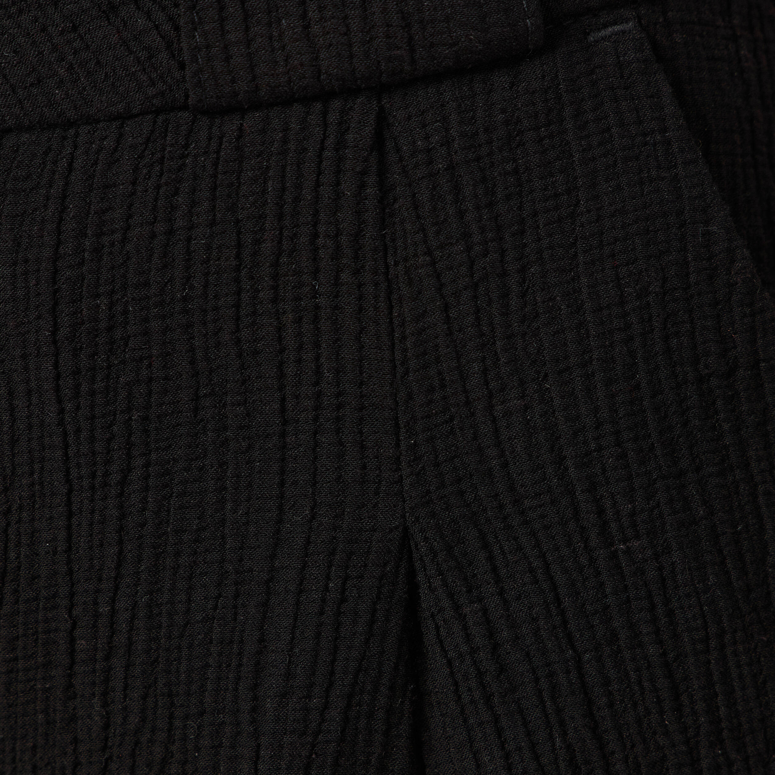 Pantalon large fluide noir femme
