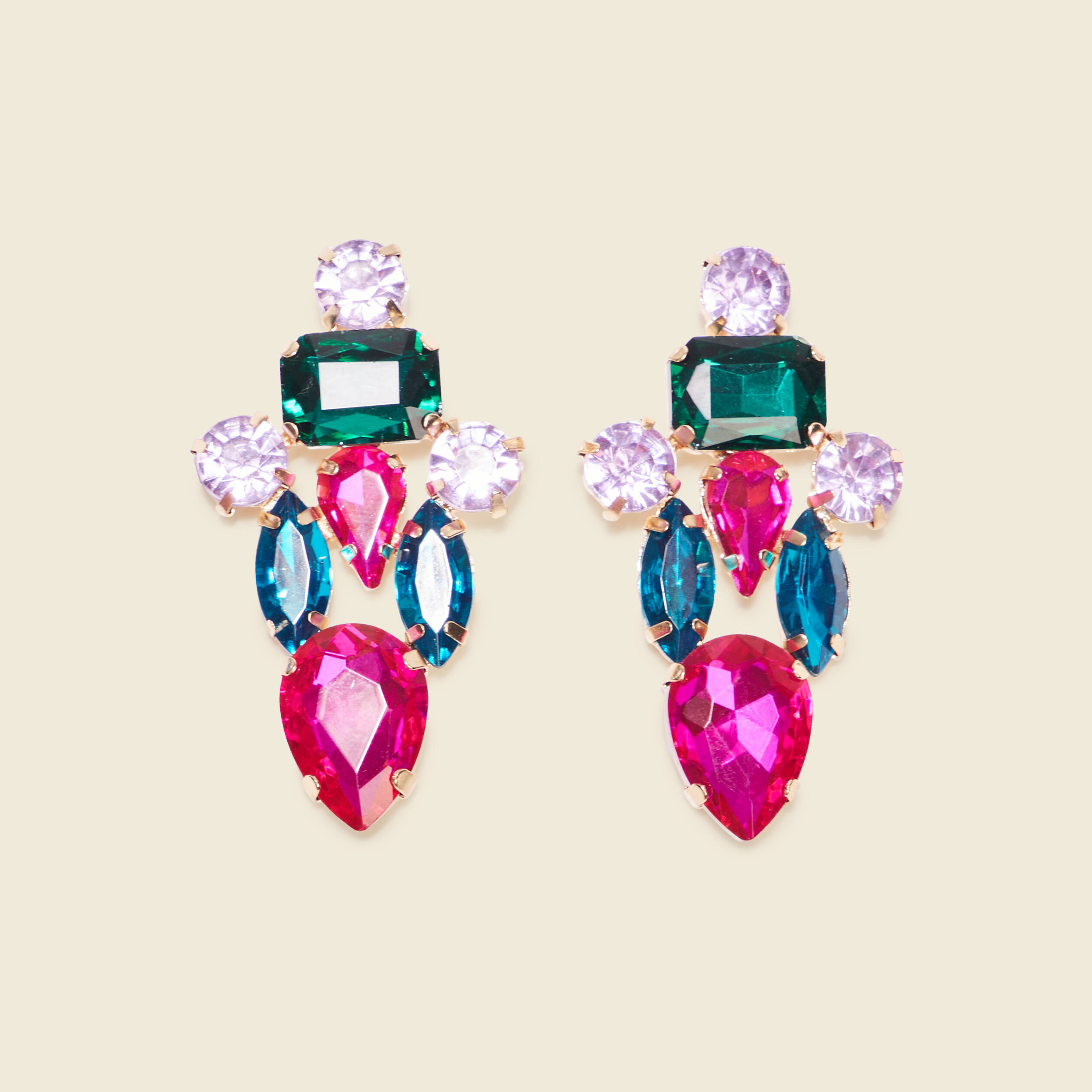 boucles doreilles pendantes multicolore femme Boucles d'oreilles pendantes multicolore femme