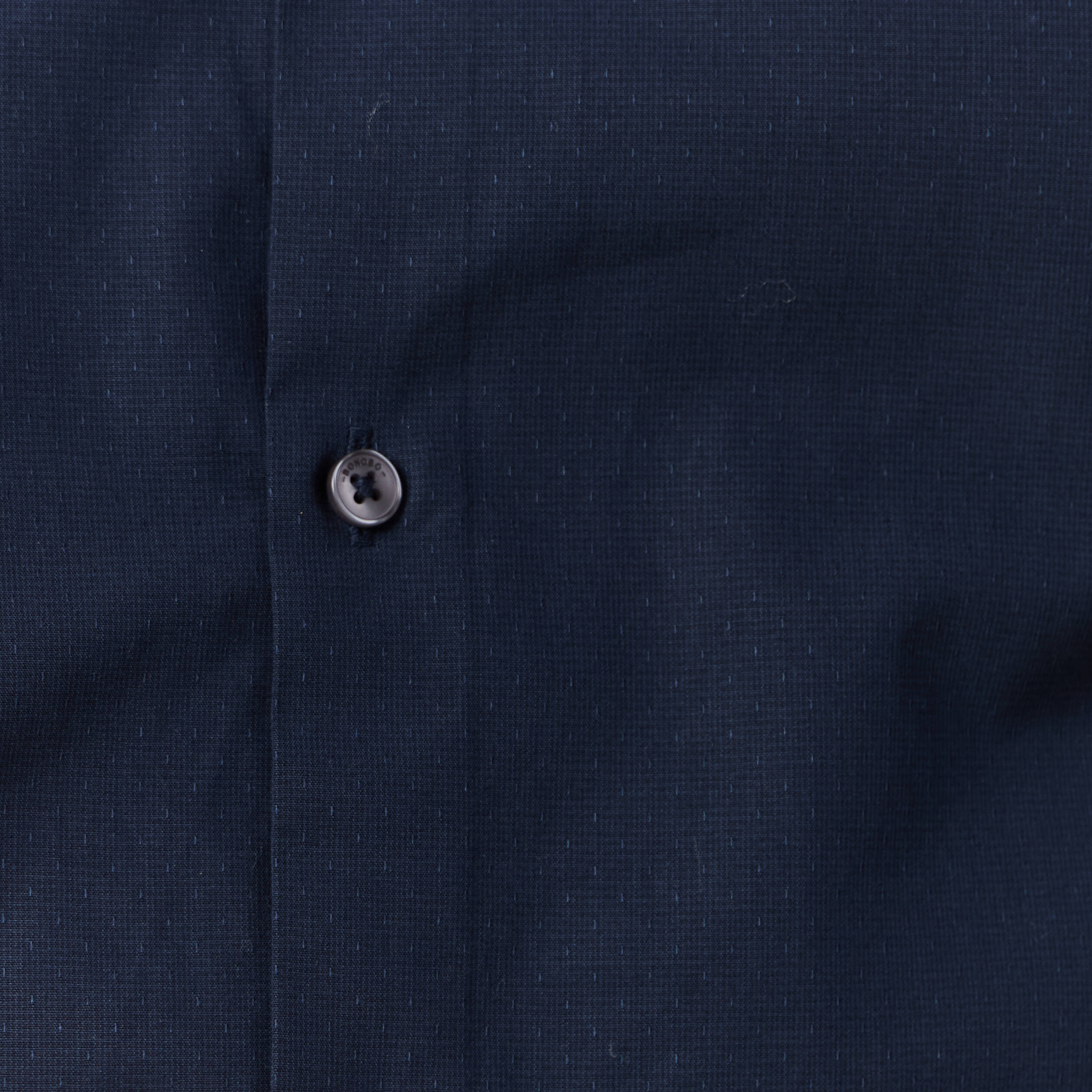 Chemise manches longues bleu marine homme