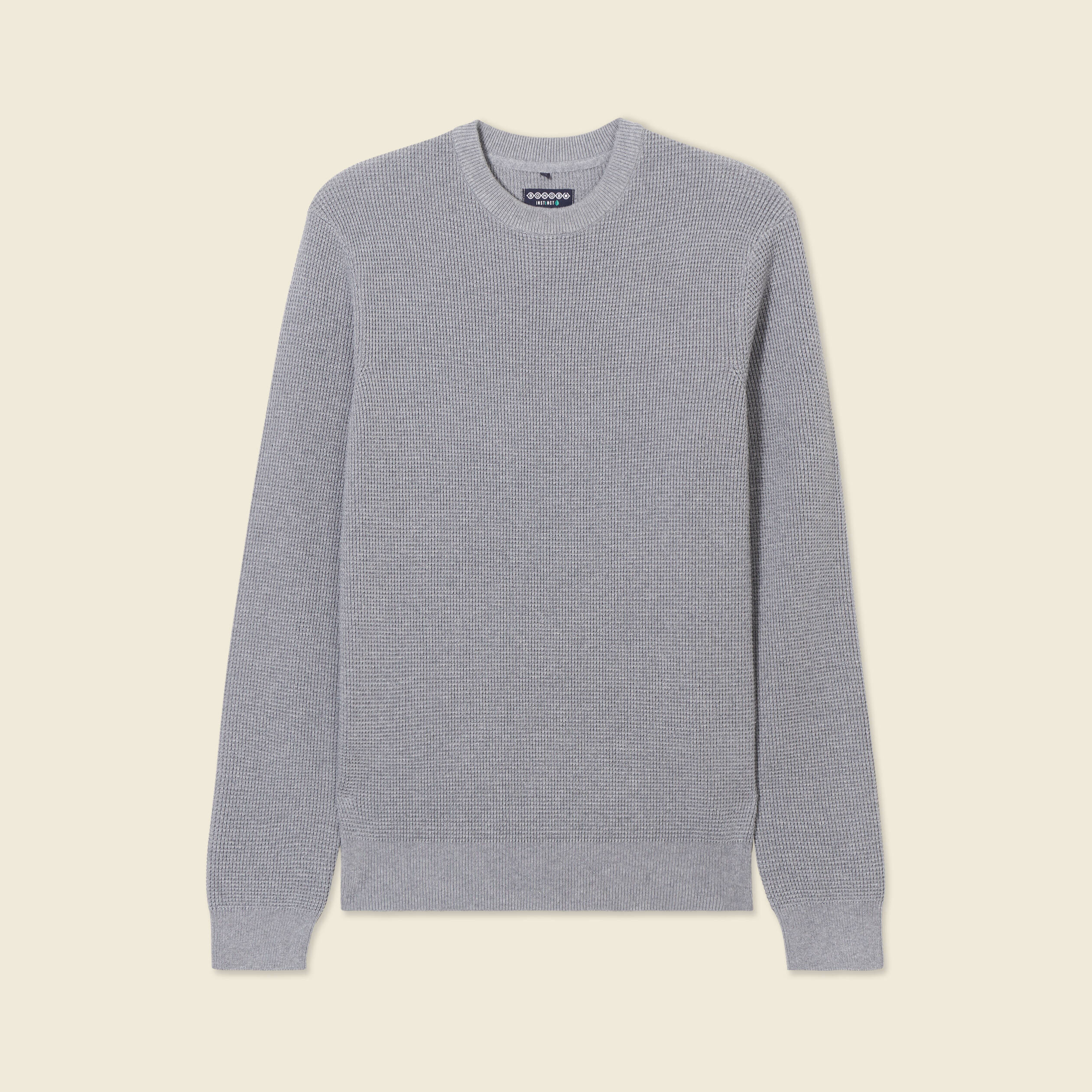 pull manches longues col rond gris homme Pull manches longues col rond gris homme