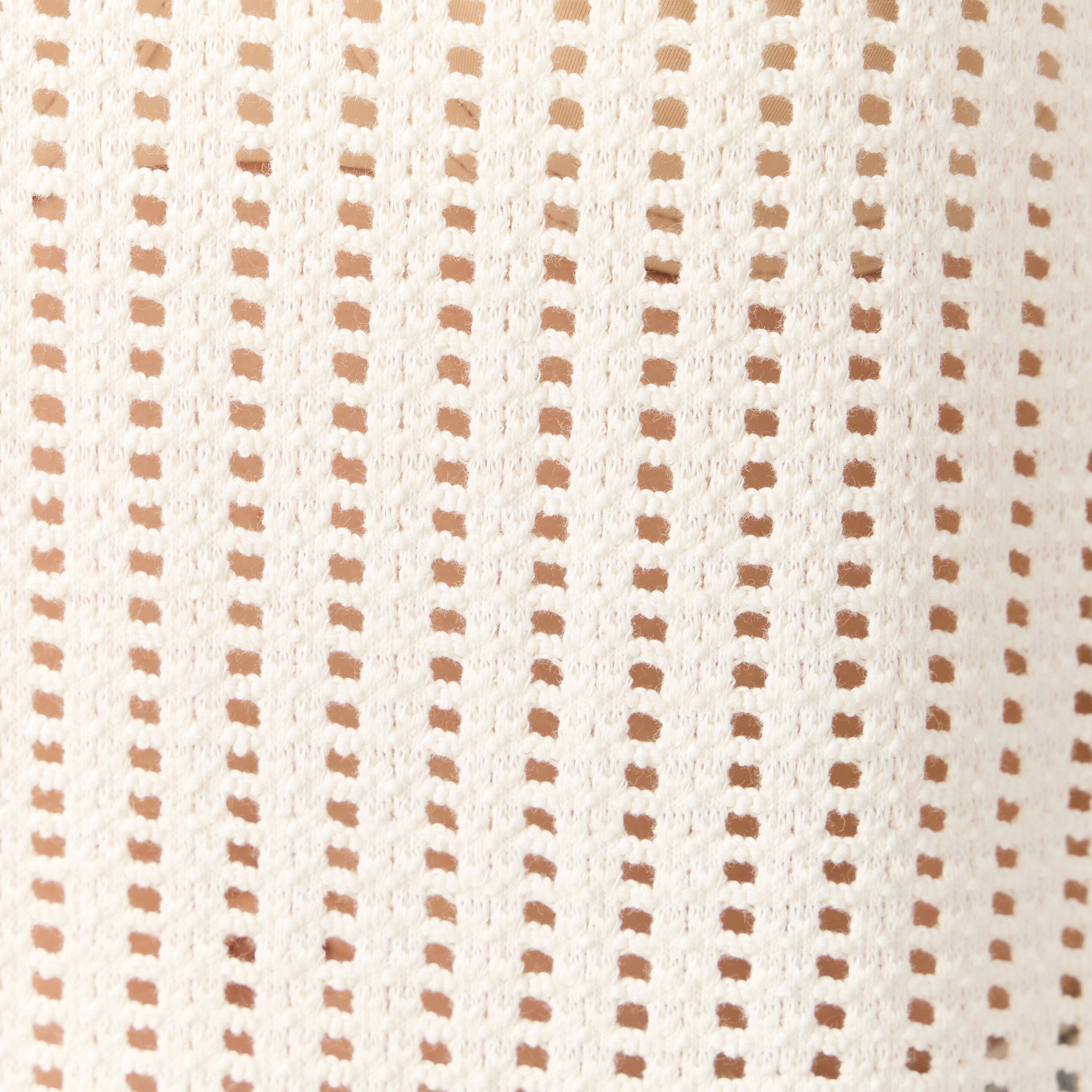 debardeur sans manches ajoure creme femme Débardeur sans manches ajouré creme femme