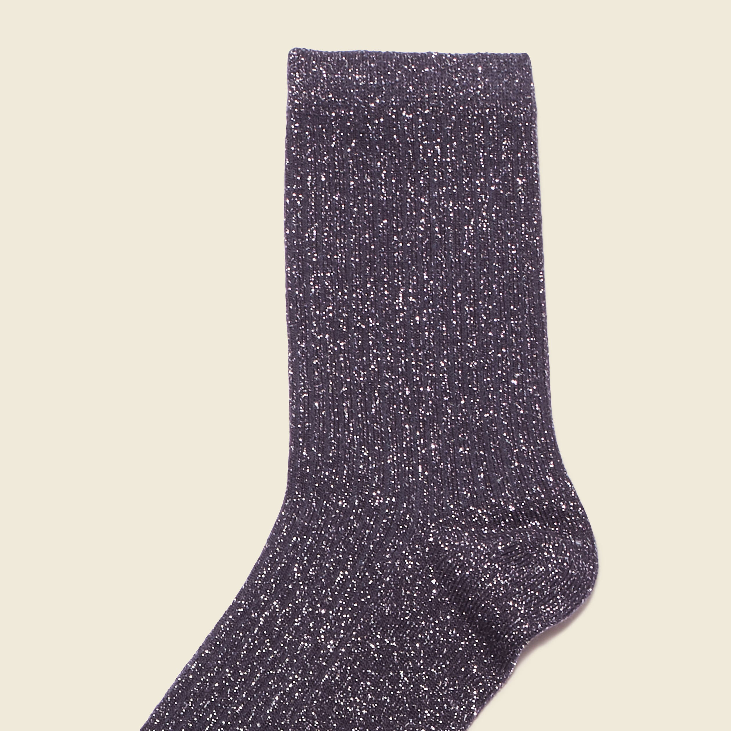 Chaussettes gris fonc&eacute; femme