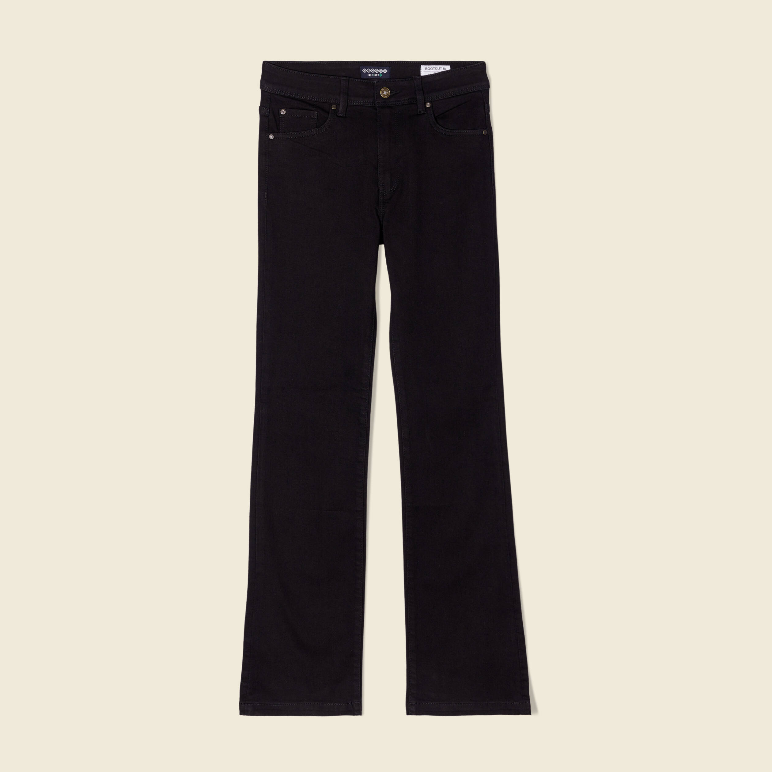 jeans bootcut denim noir femme Jeans bootcut denim noir femme