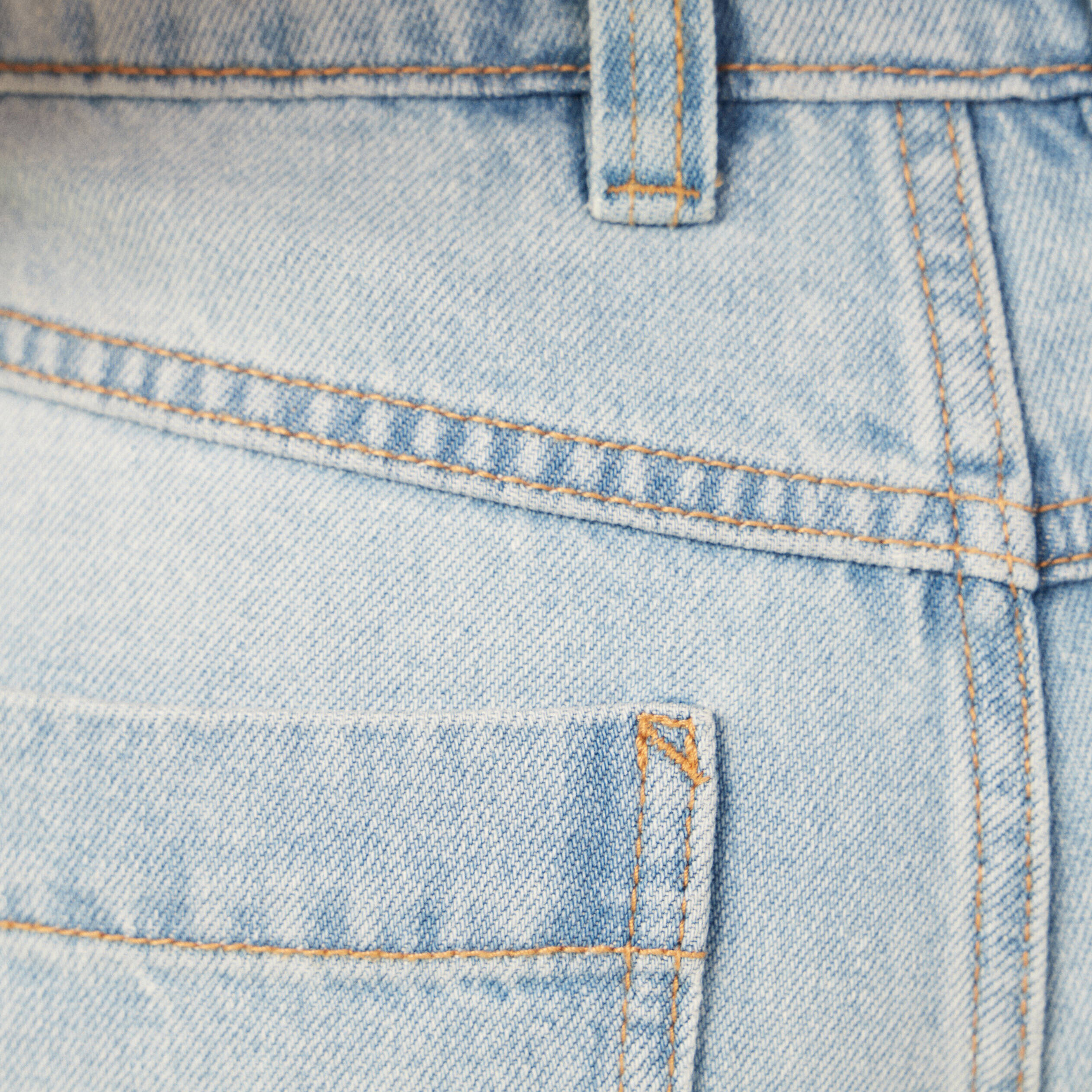 jeans cargo 5 poches denim bleach femme Jeans cargo 5 poches denim bleach femme