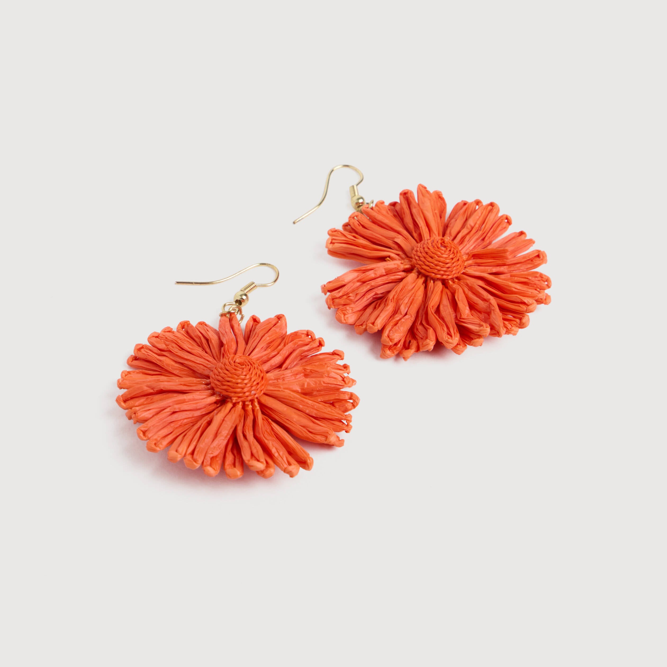 Boucles d'oreilles orange clair femme