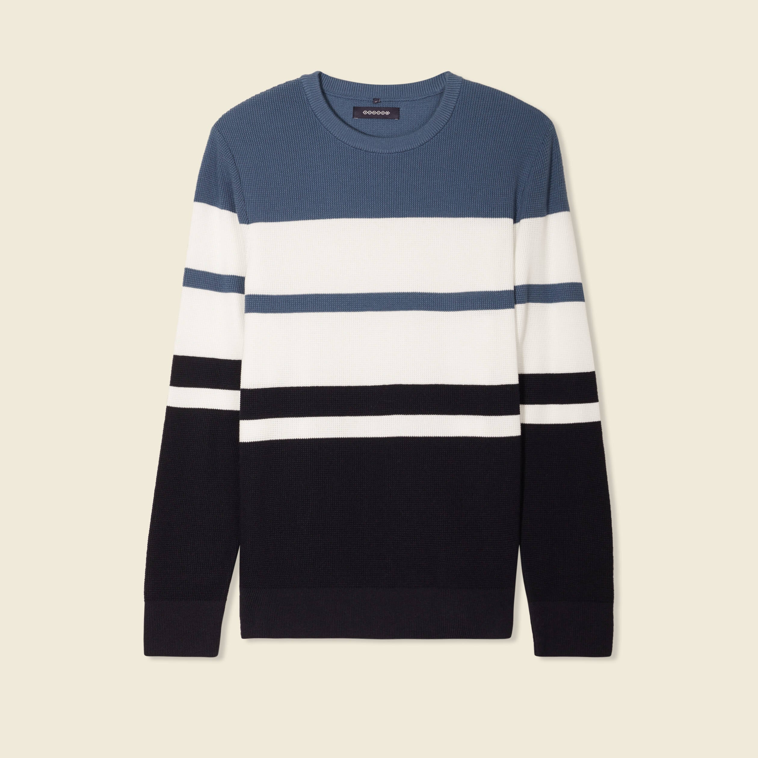 Pull manches longues ecru homme
