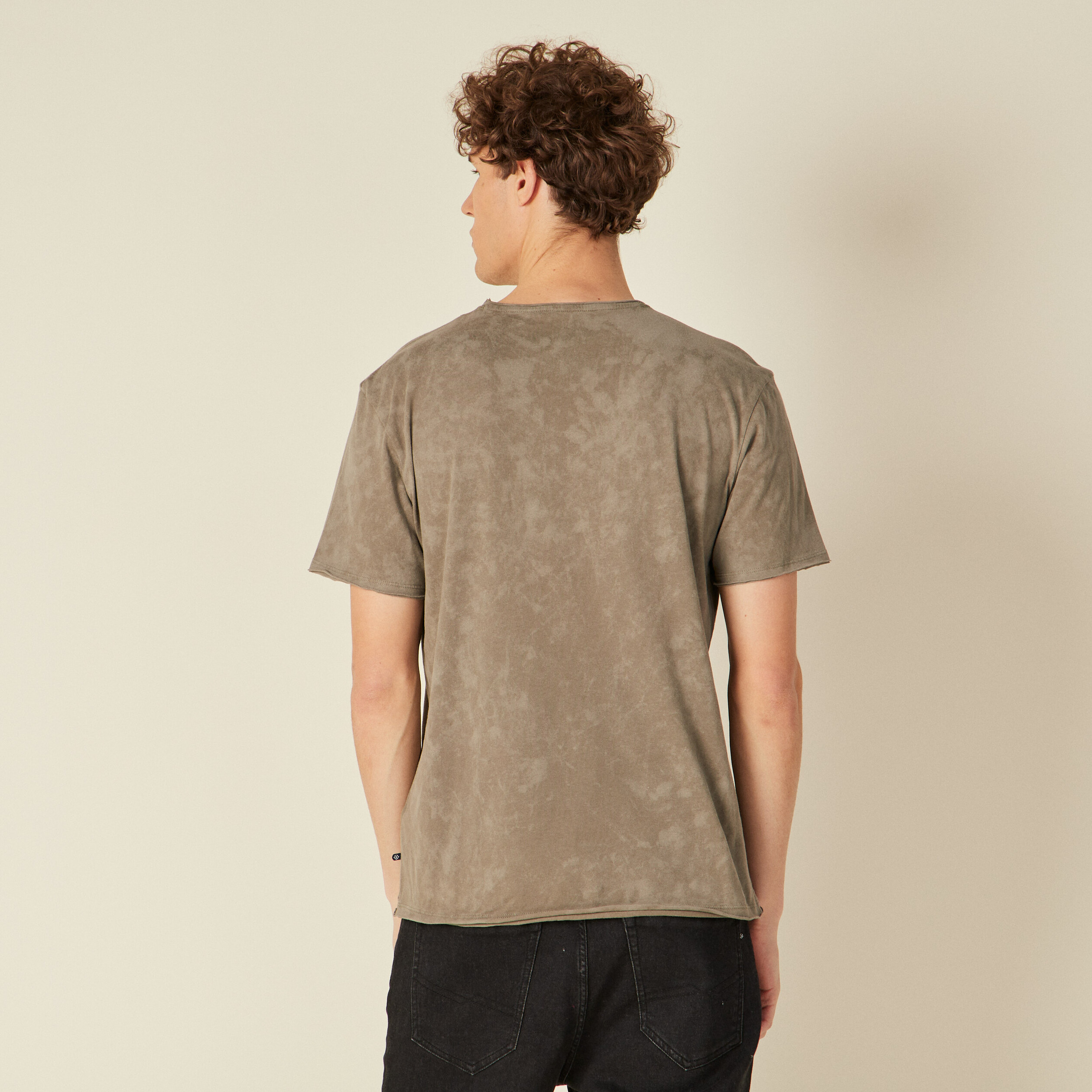 T shirt sales vert kaki homme