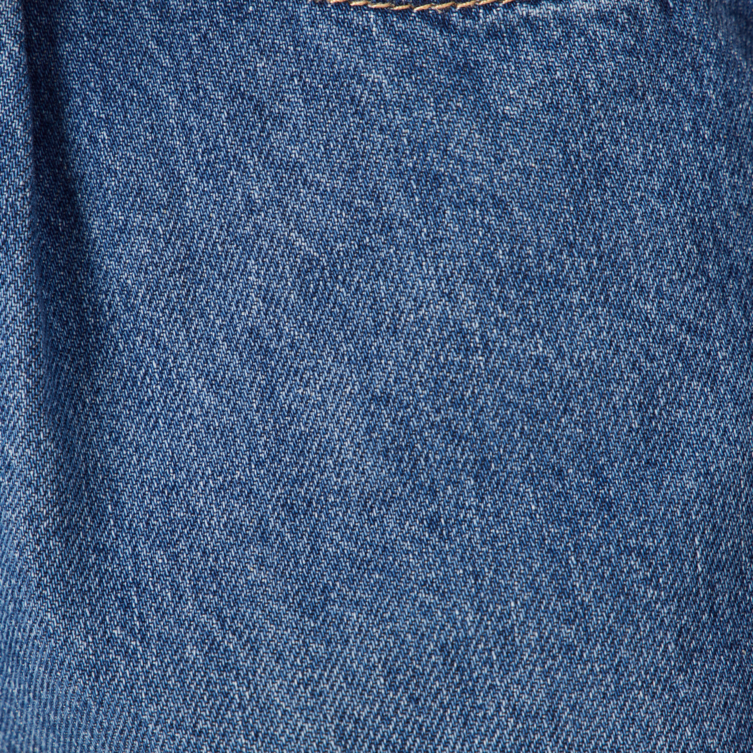 Jeans slouchy ceinture foulard denim stone femme