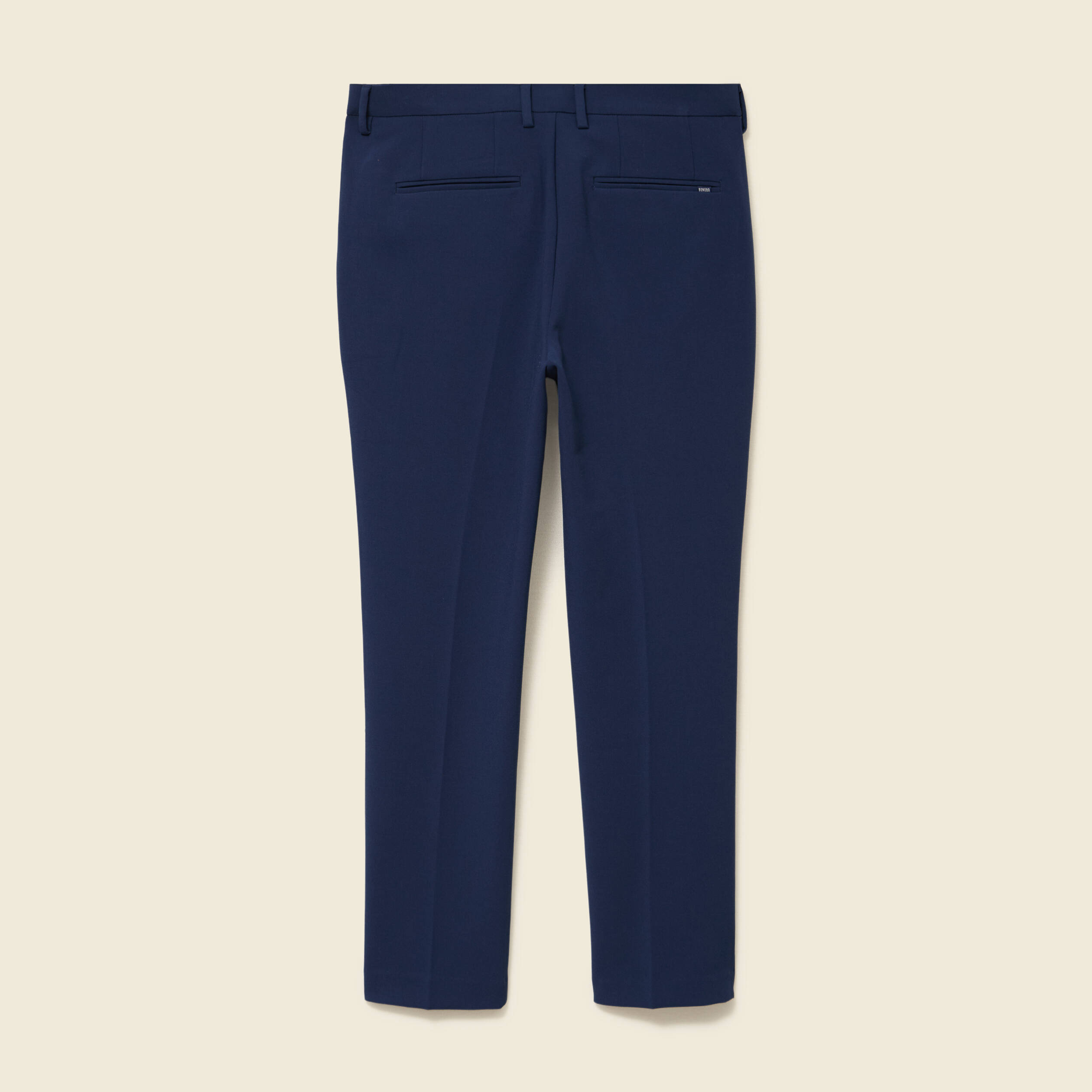 Pantalon slim cigarette bleu marine homme
