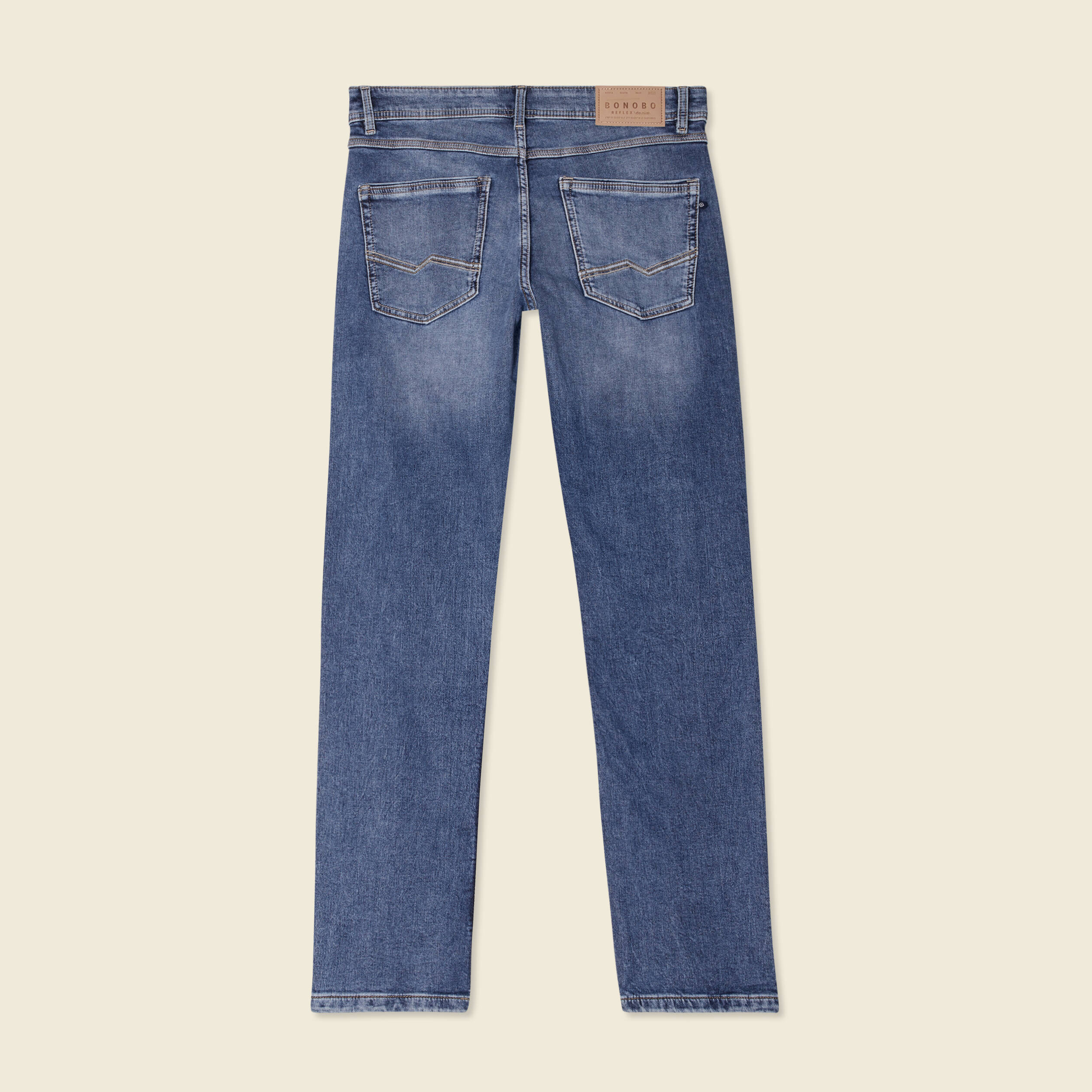 Jeans straight ultra stretch denim stone homme