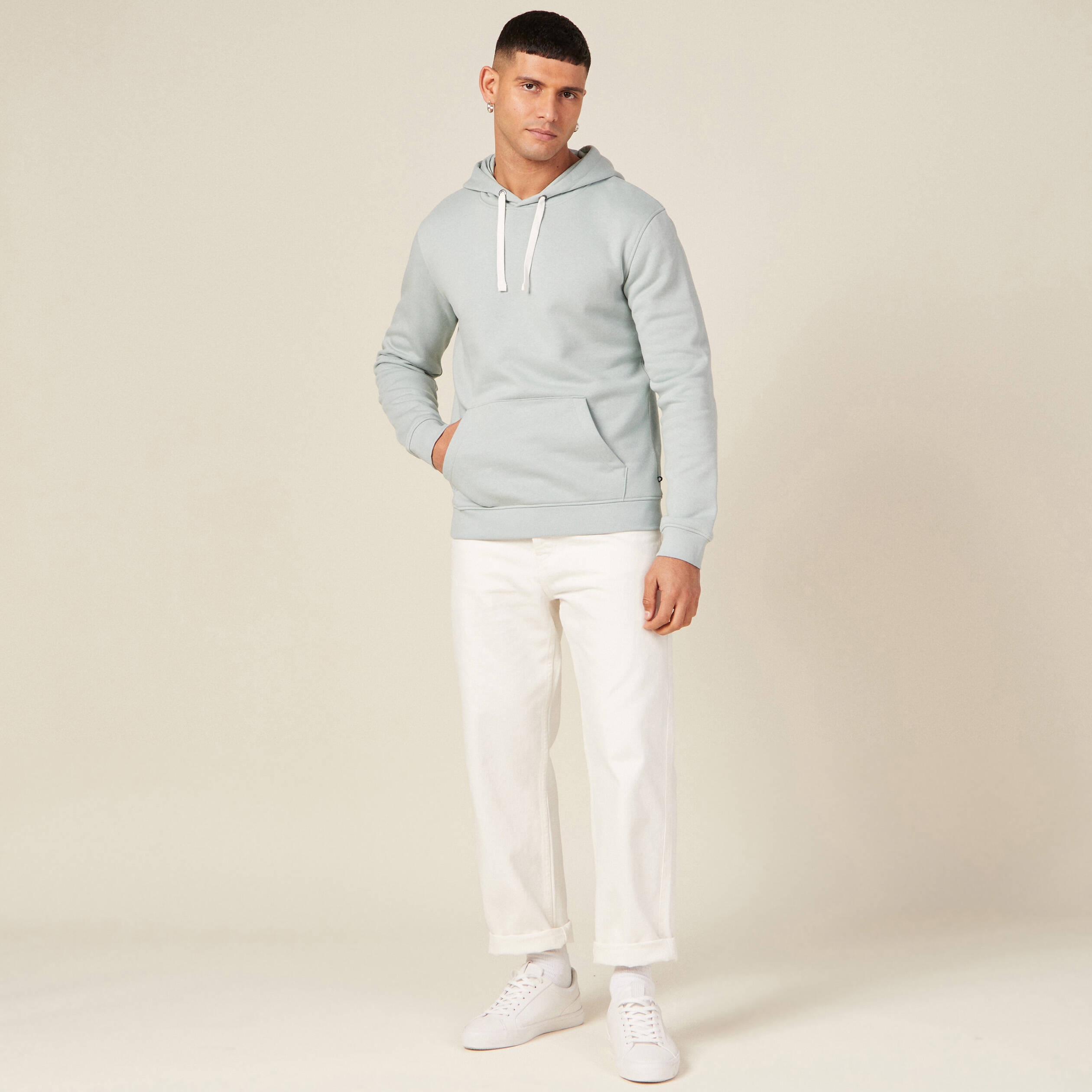Sweat manches longues vert homme | Vibs