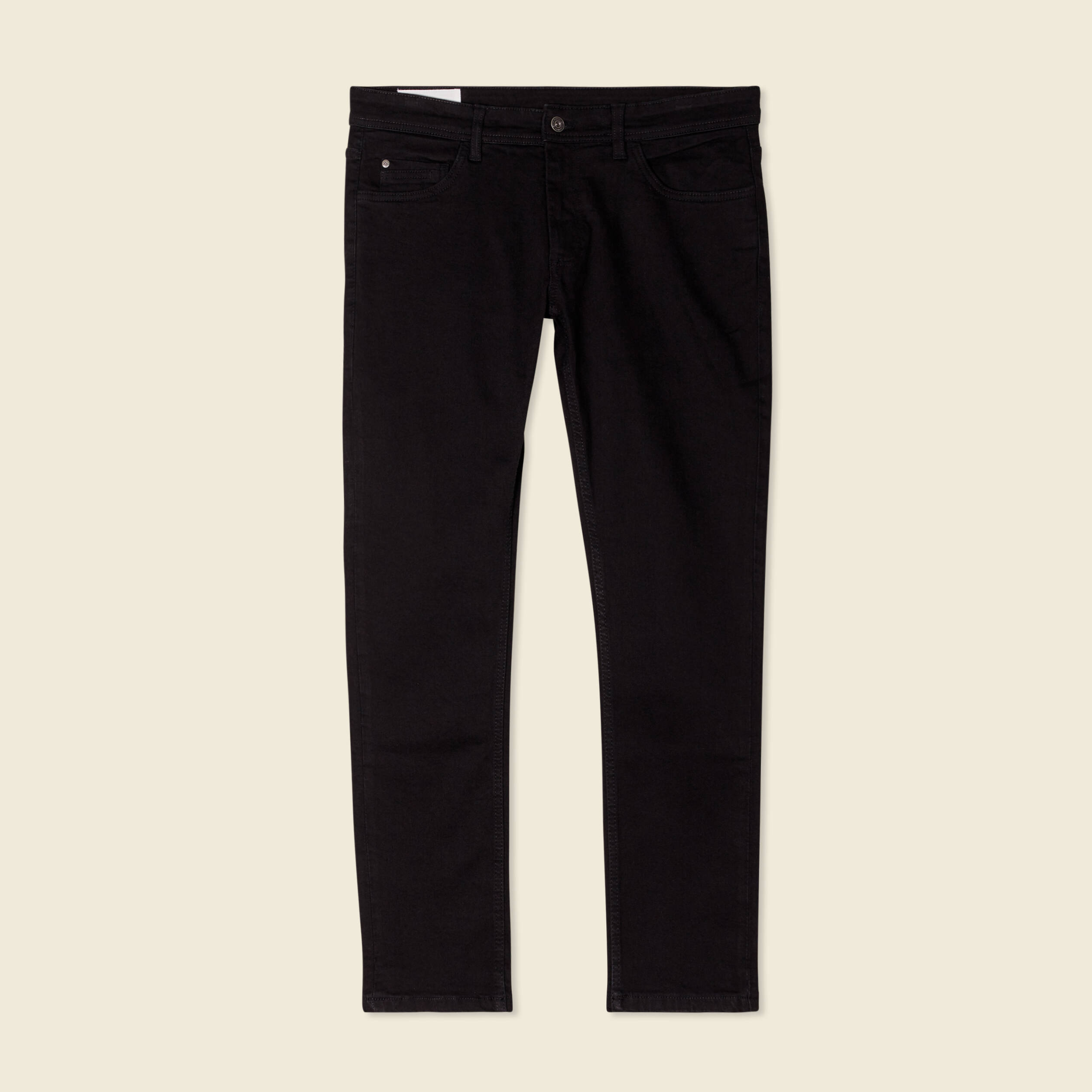 Jeans slim longueur 30 denim noir homme