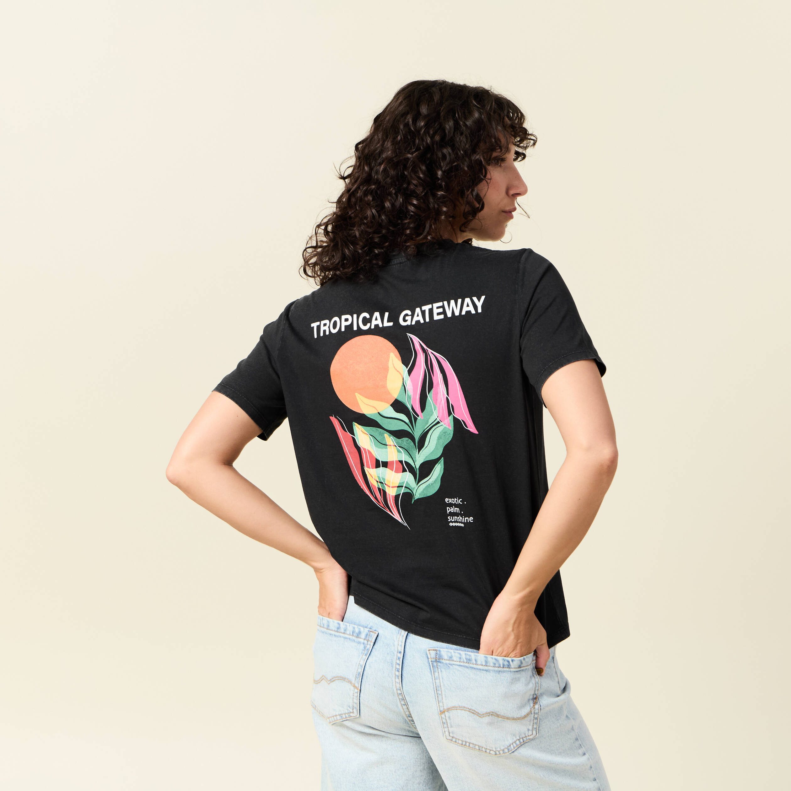 t shirt manches courtes noir femme T-shirt manches courtes noir femme