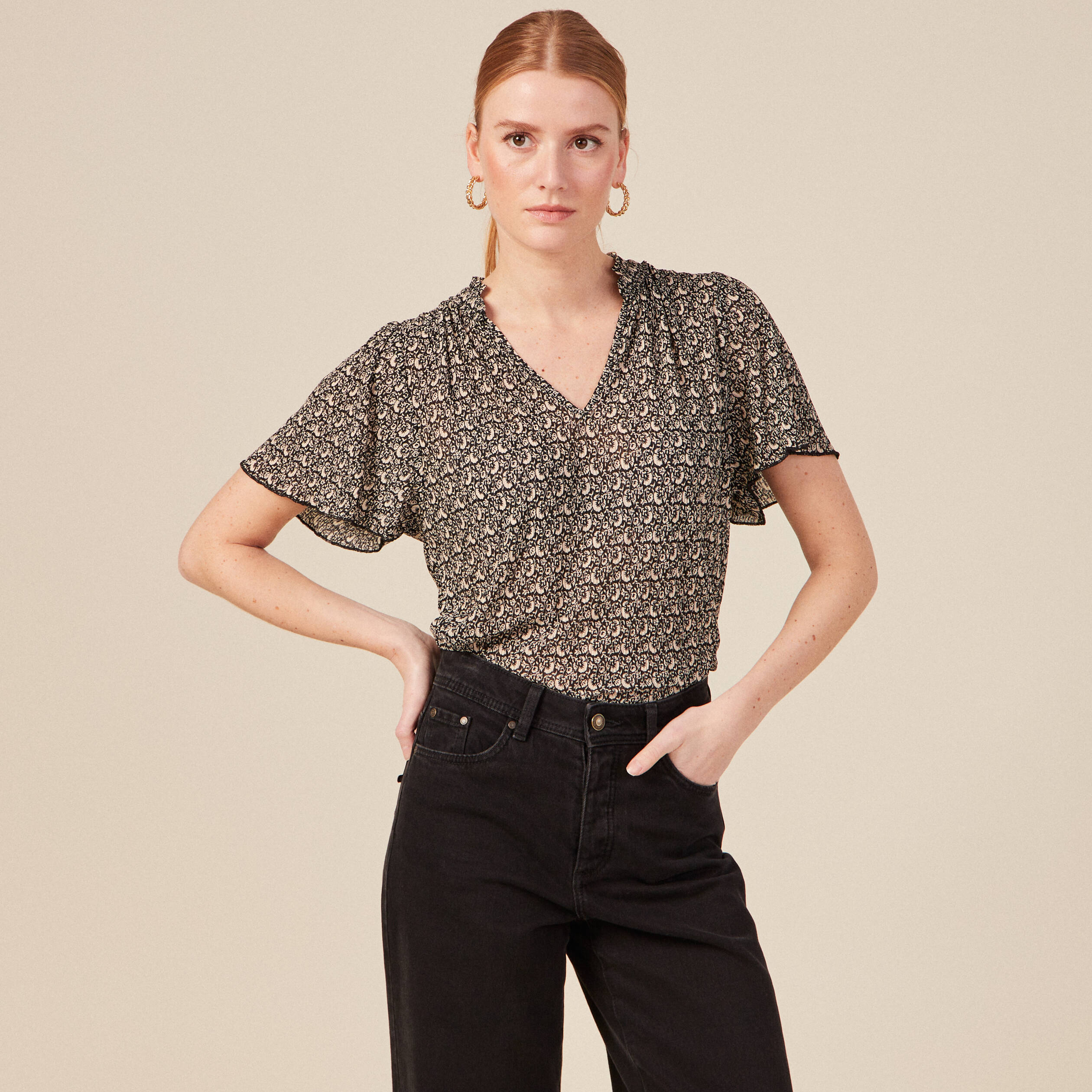 t shirt eco responsable noir femme T-shirt éco-responsable noir femme
