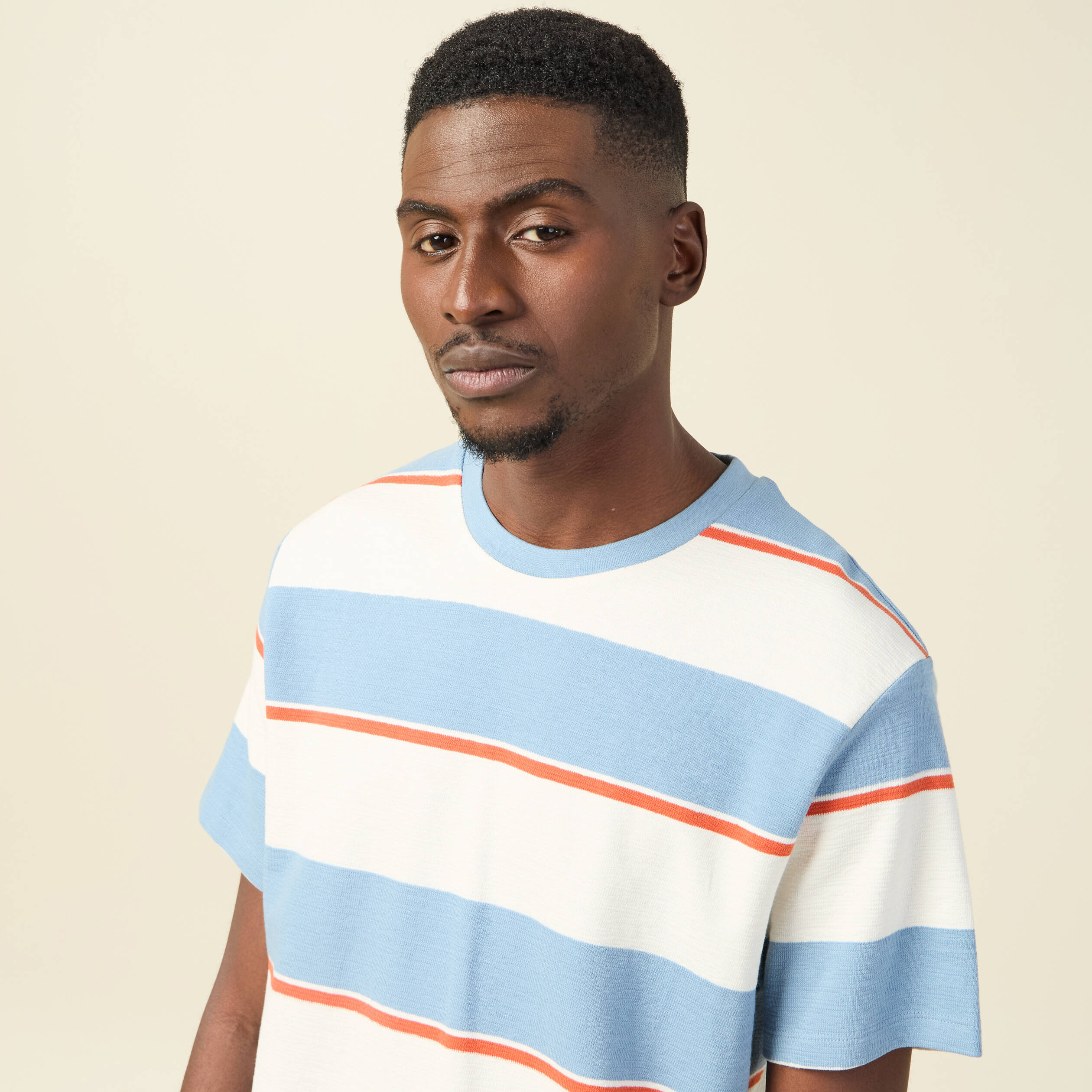 t shirt manches courtes bleu gris homme T-shirt manches courtes bleu gris homme