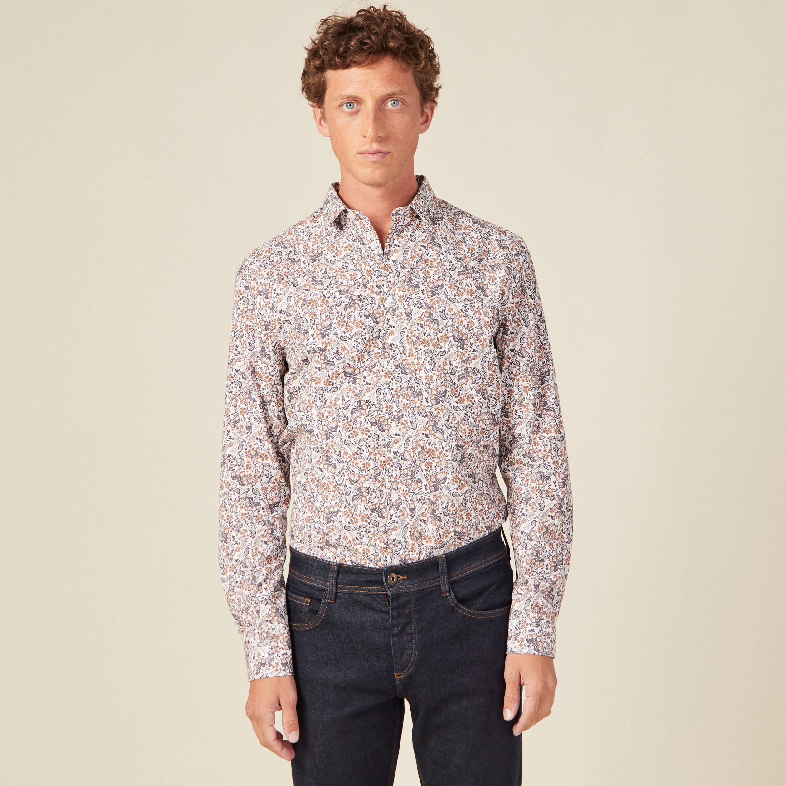 chemise manches longues blanc homme Chemise manches longues blanc homme