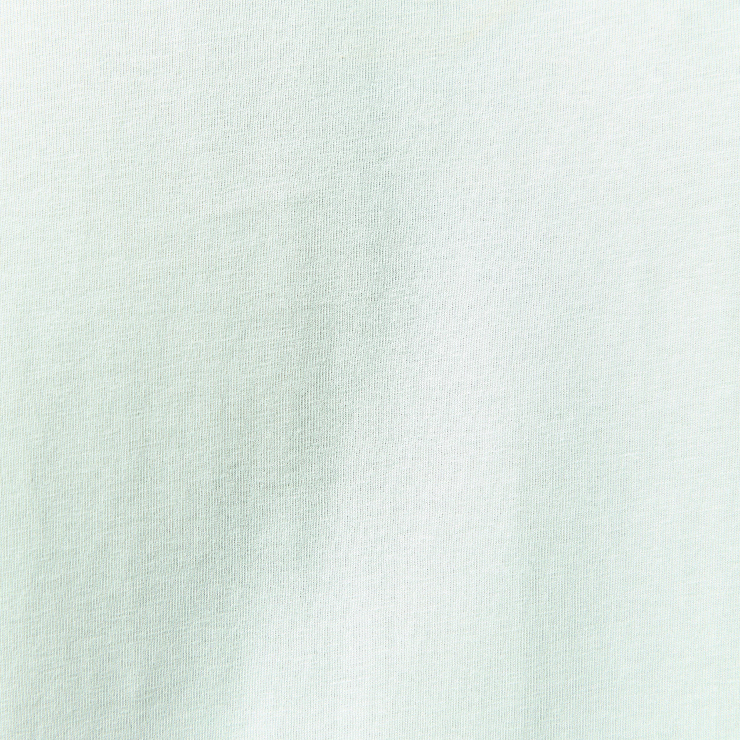 T-shirt en coton manches courtes vert pastel homme